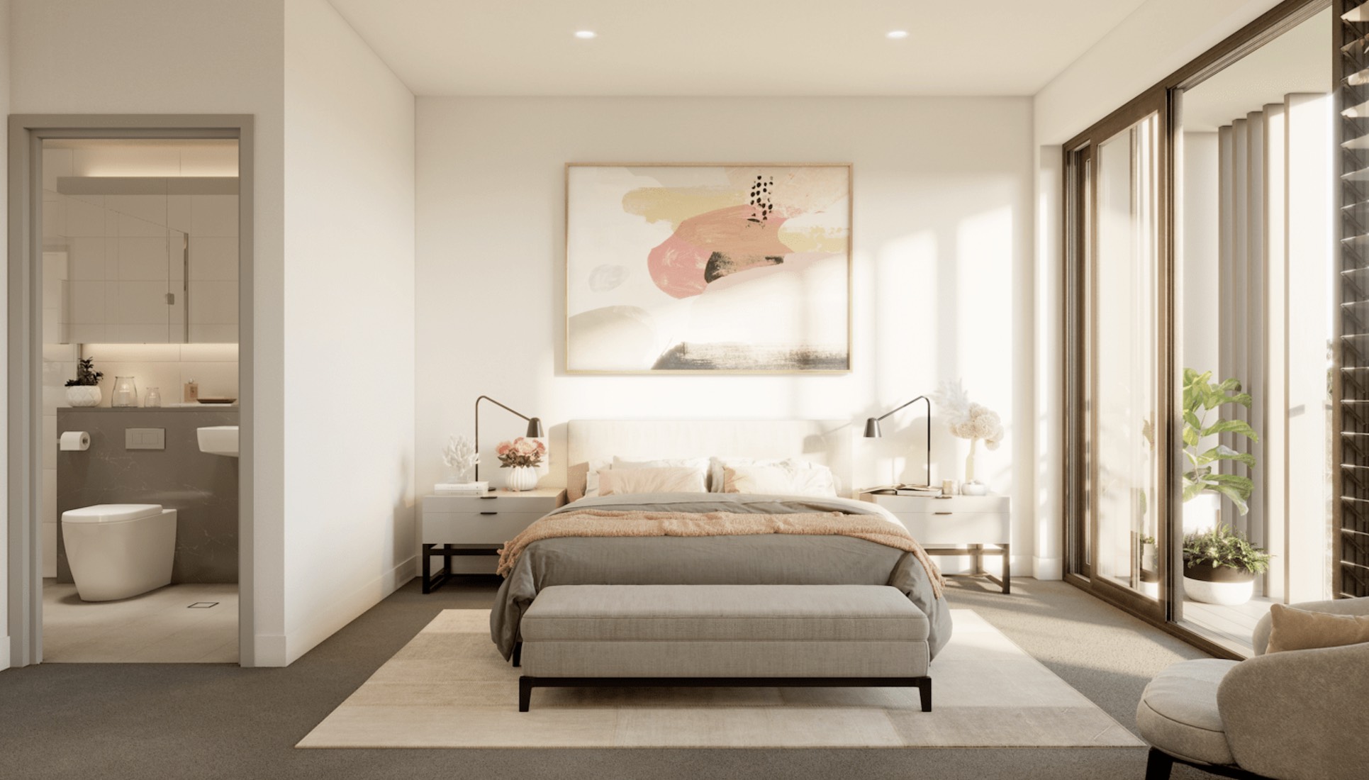 Boddington Gardens Estate - Box Hill Bedroom Render