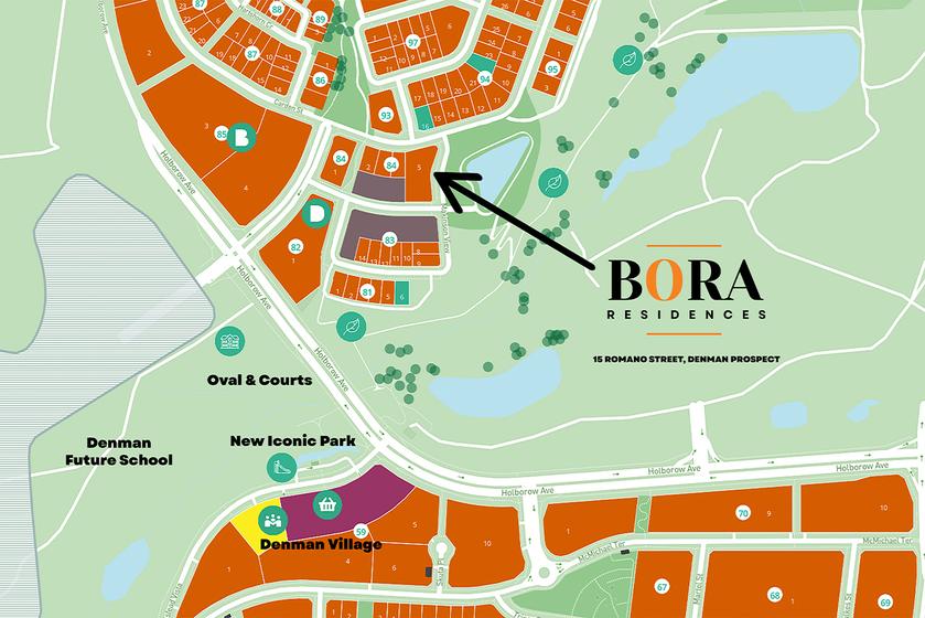 Bora Residences - Denman Prospect Location Map