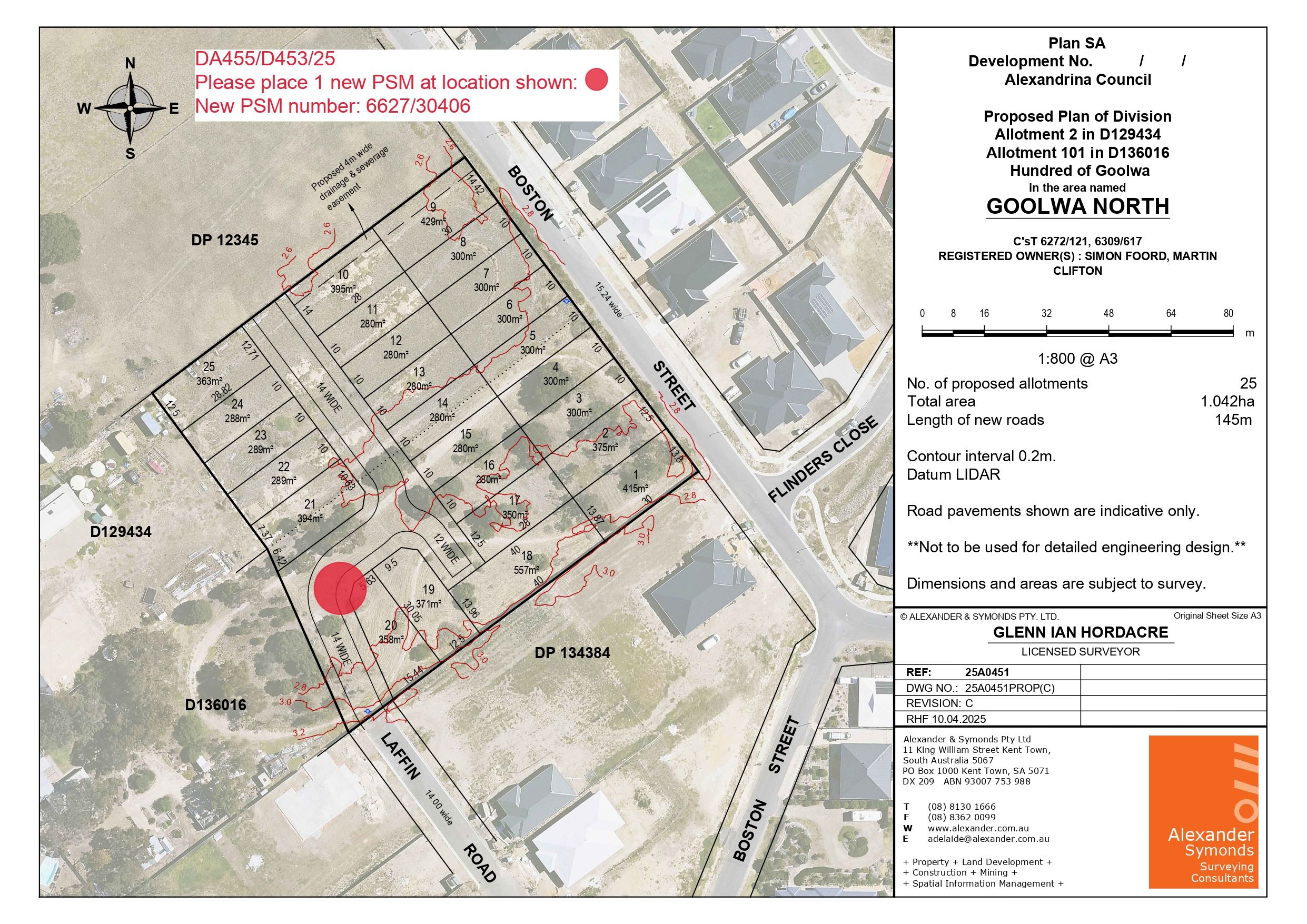 Boston Street & New Orleans Street - Goolwa North Masterplan
