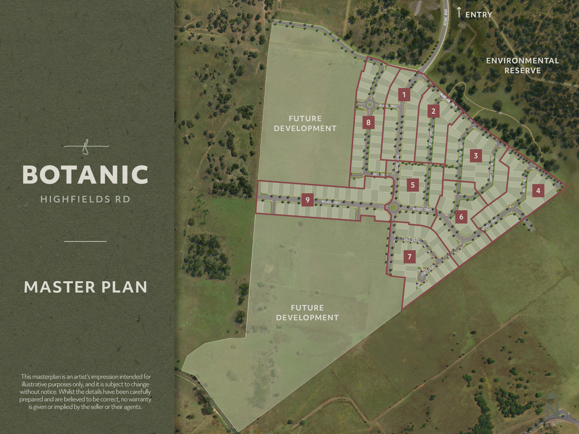 Botanic Estate - Highfields Masterplan