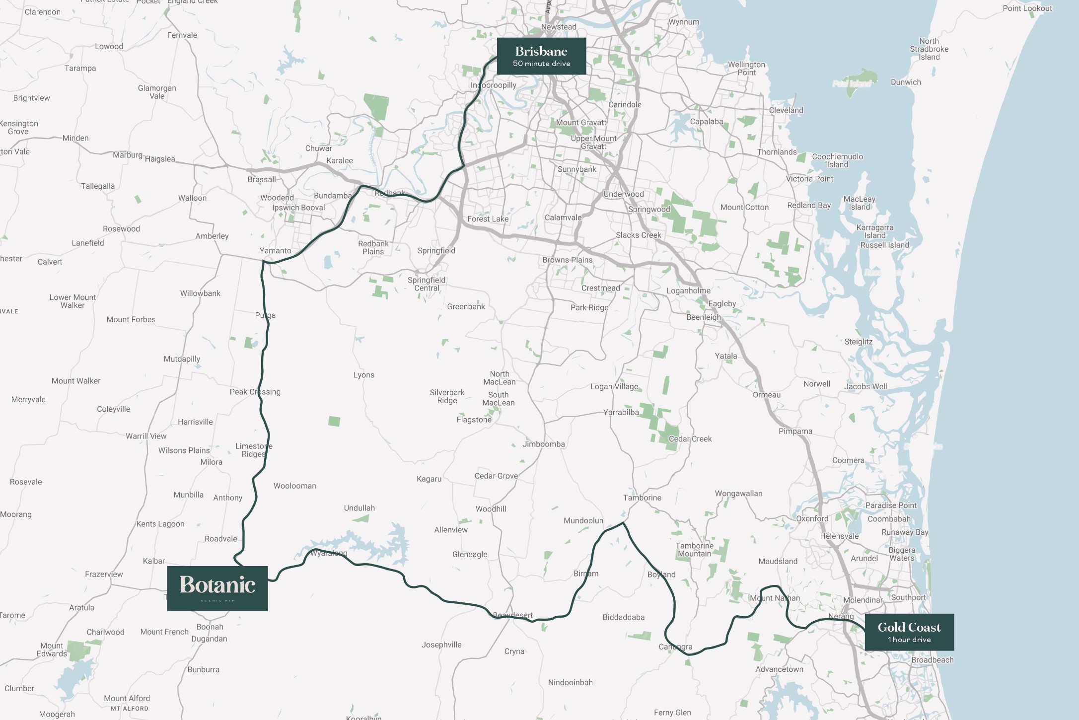 Botanic Estate - Hoya Location Map