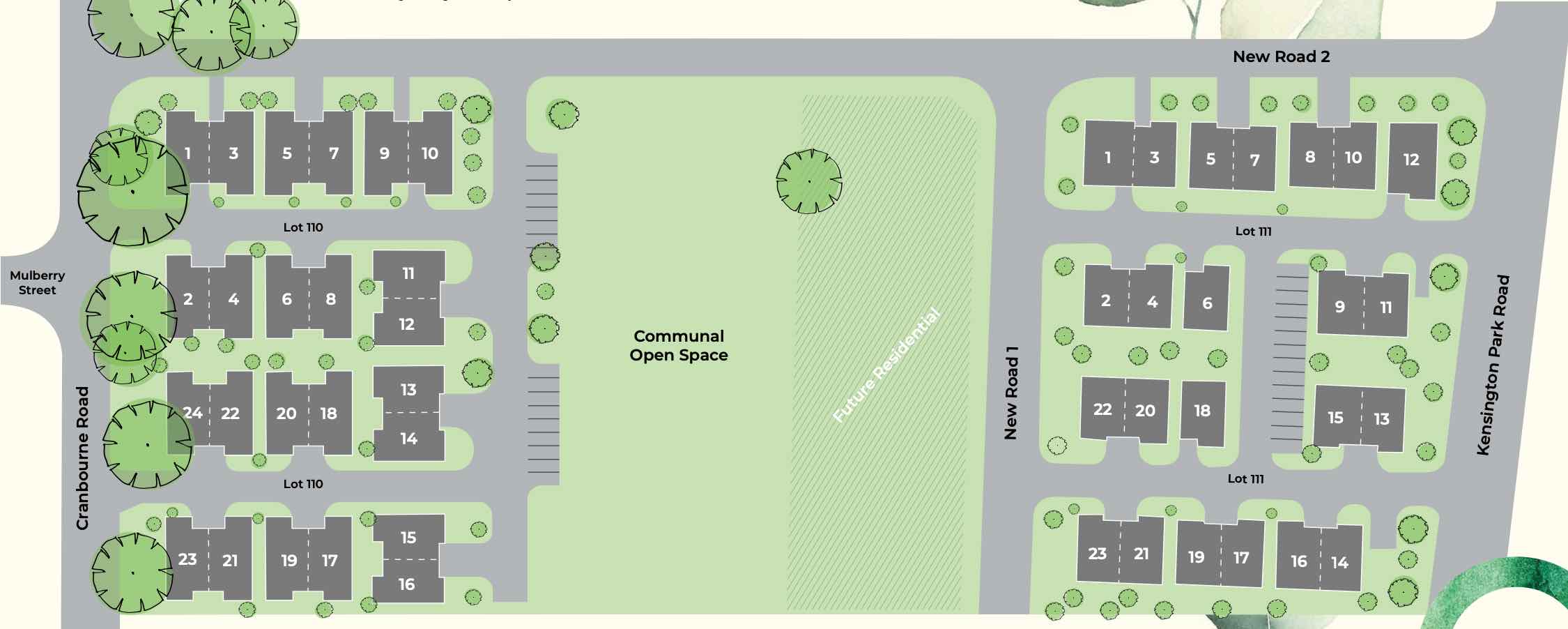 Botanic Residences Estate - Riverstone Masterplan