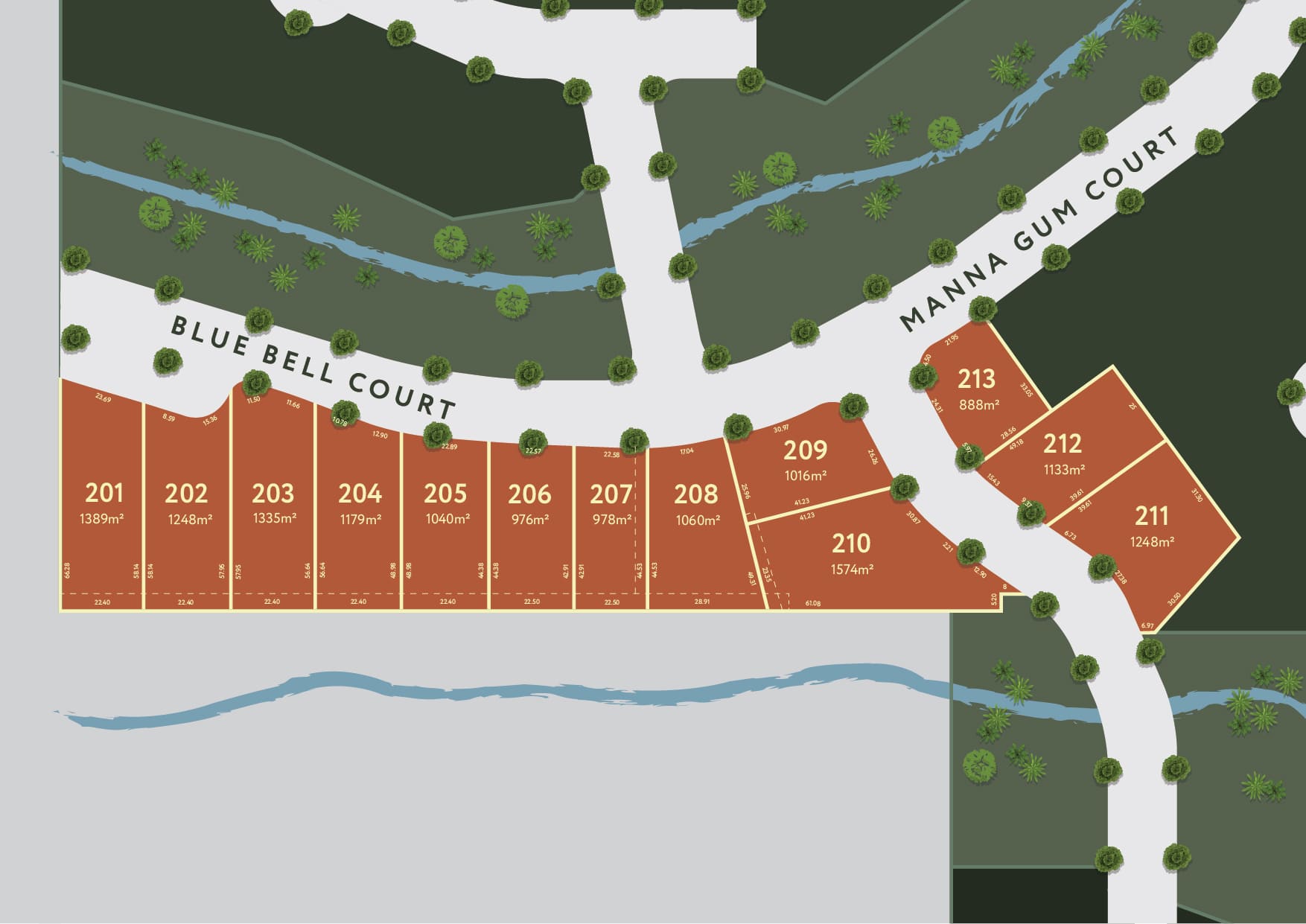 Botanica Estate - Korumburr Release Map