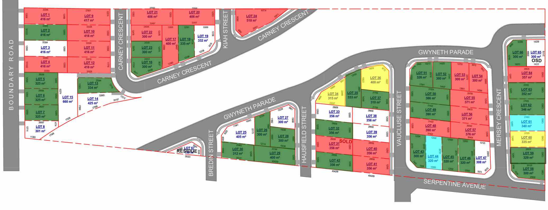 Boundary Road, Tallawong Masterplan