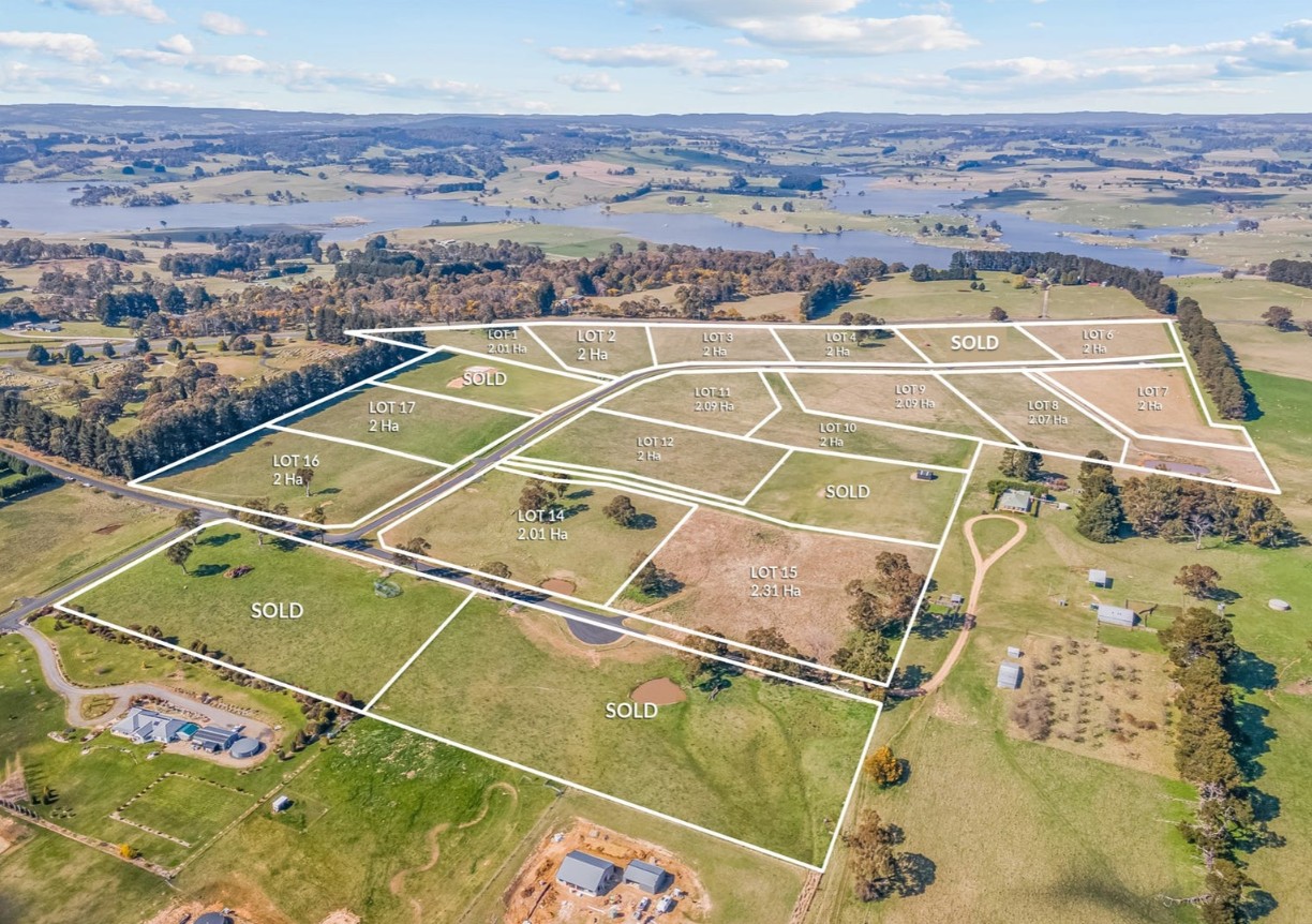 Bracken Estate - Oberon Aerial