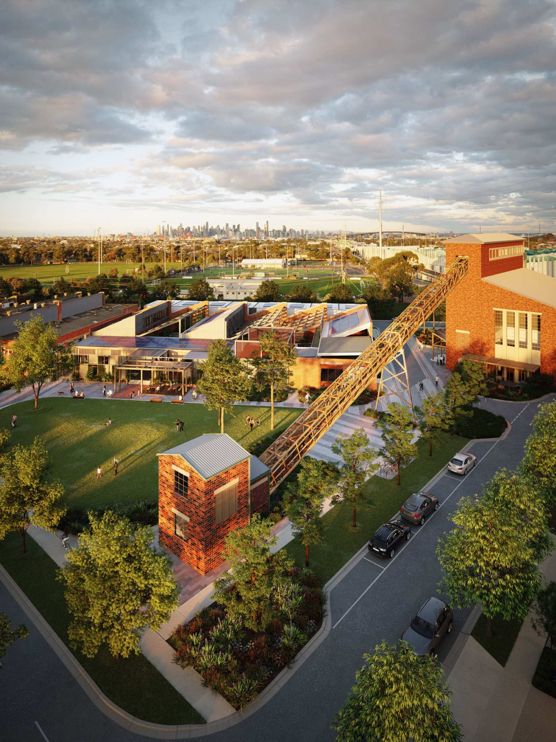 Bradmill - Yarraville Aerial