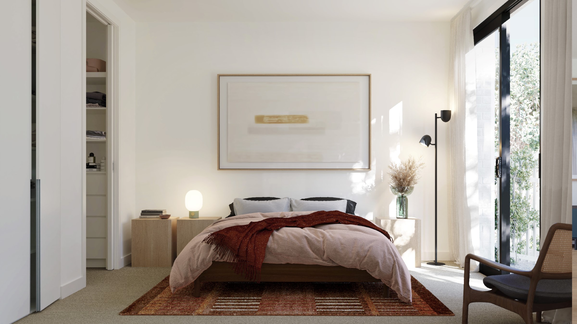 Bradmill - Yarraville Bedroom