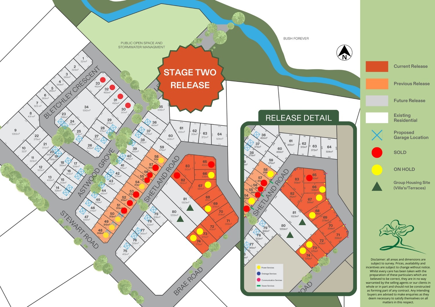 Brae at High Wycombe Estate - High Wycombe Release Map