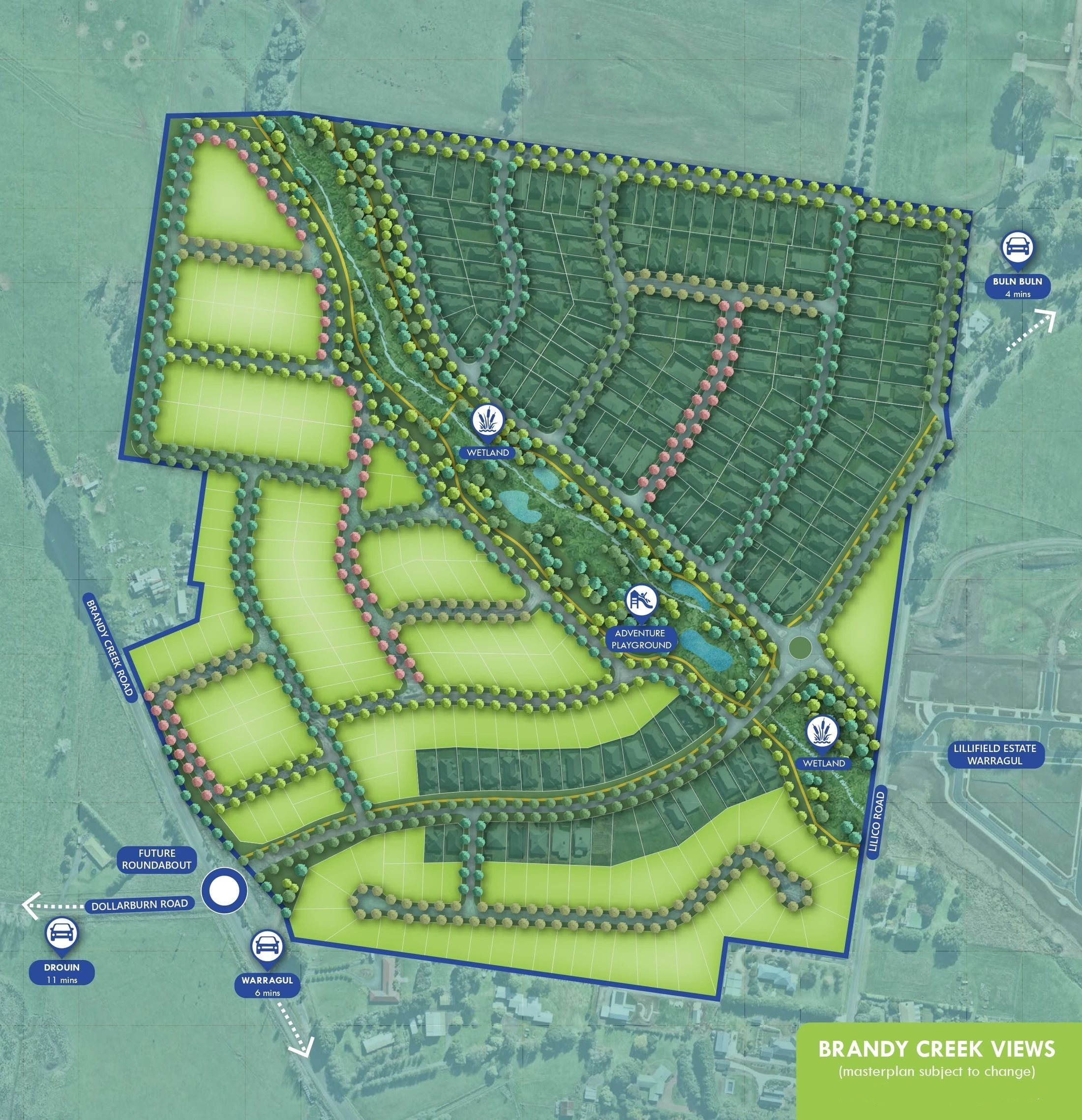 Brandy Creek Views Estate - Warragul Masterplan