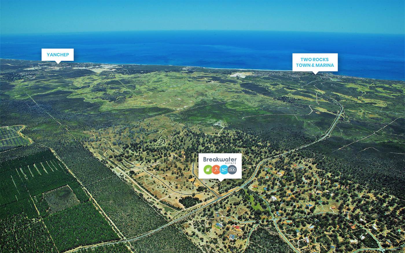 Breakwater Estate - Two Rocks Aerial