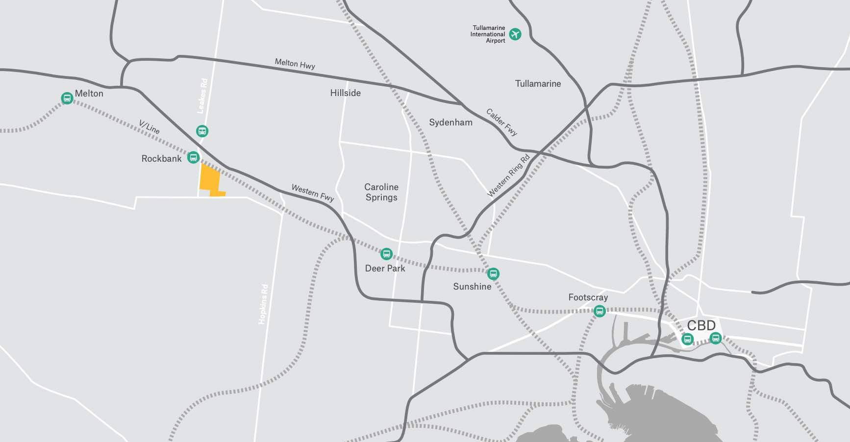 Bridgefield Estate metro map