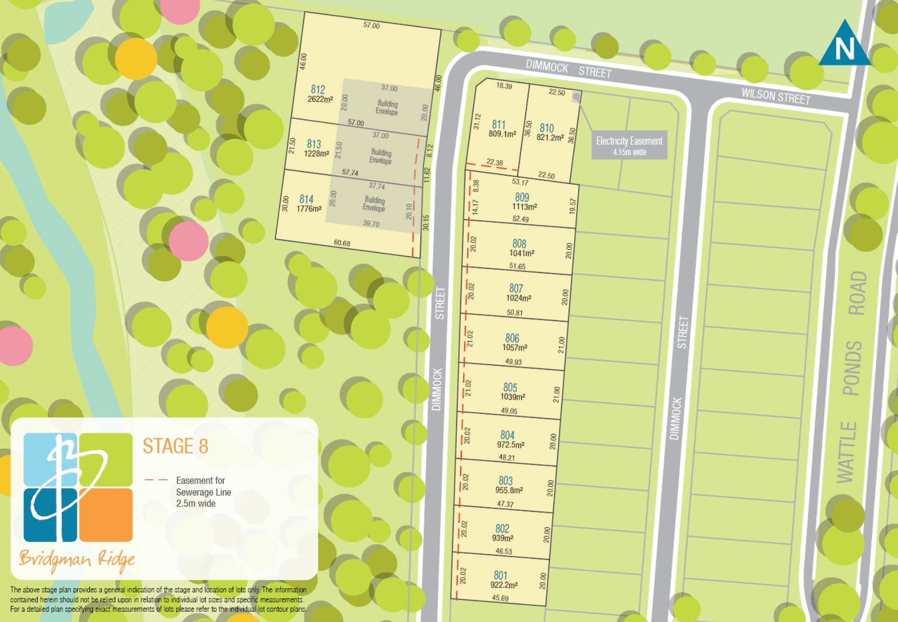 Bridgman Ridge Estate - Hunterview Release Map