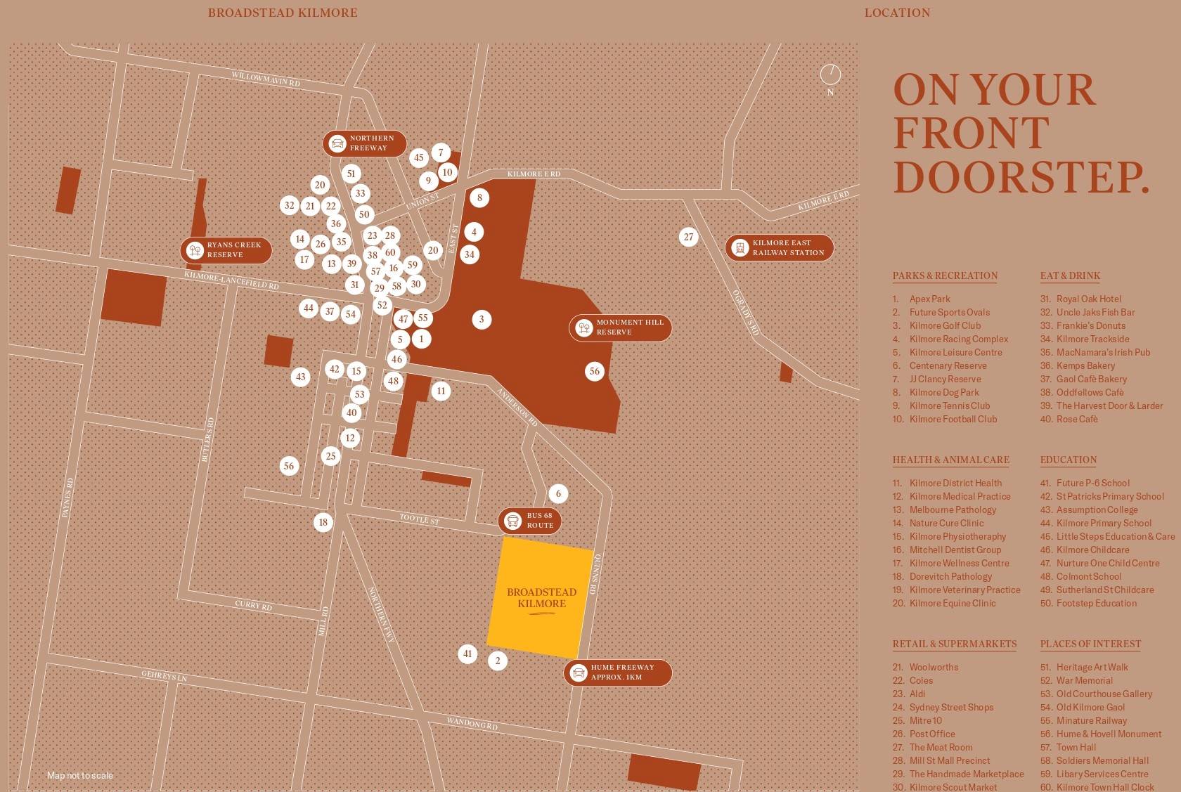 Broadstead Estate - Kilmore Location Map