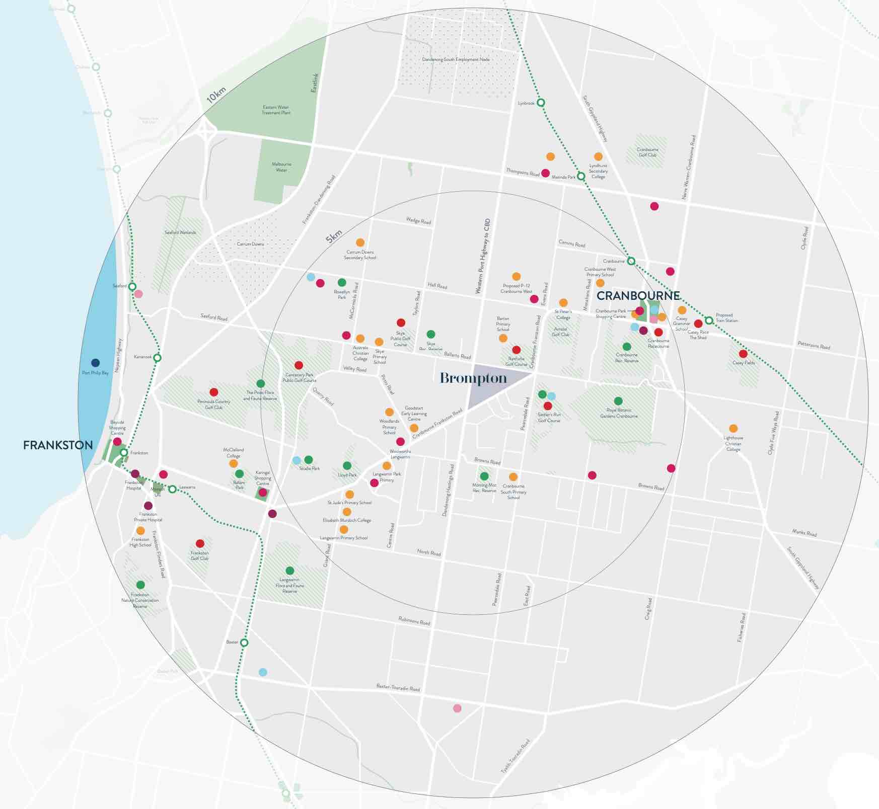 Bromton Estate location map