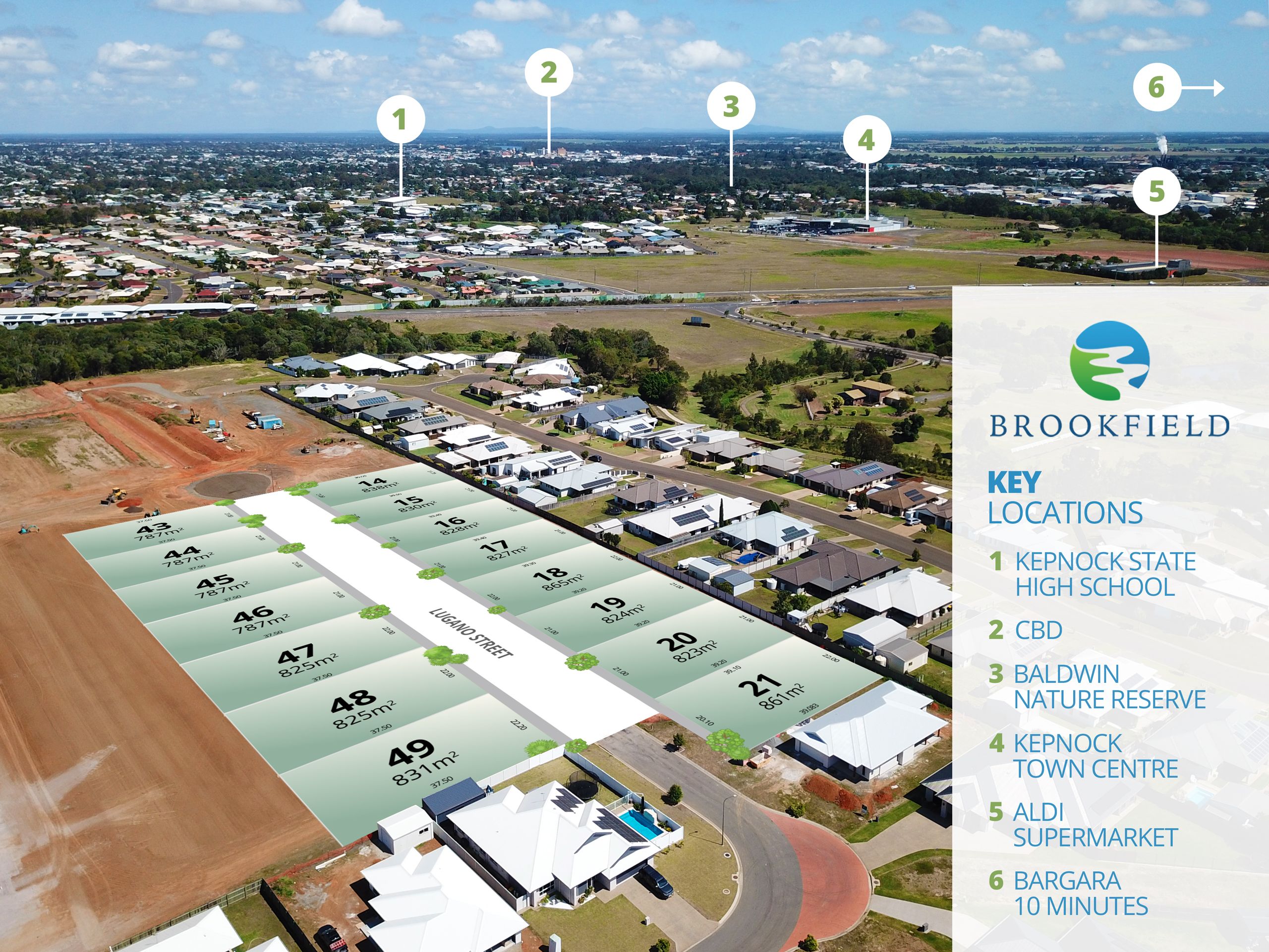 Brookfield Estate - Ashfield Aerial