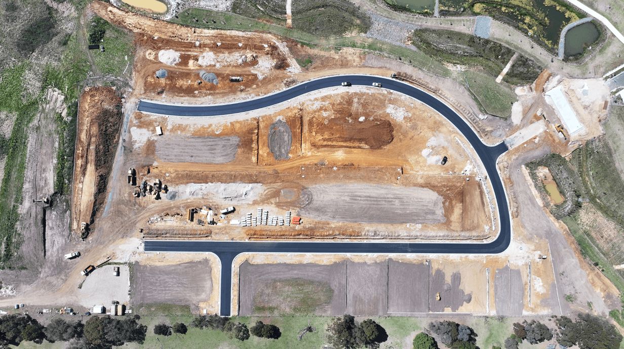 Brookfield Lakes Bairnsdale Estate - Lucknow Aerial
