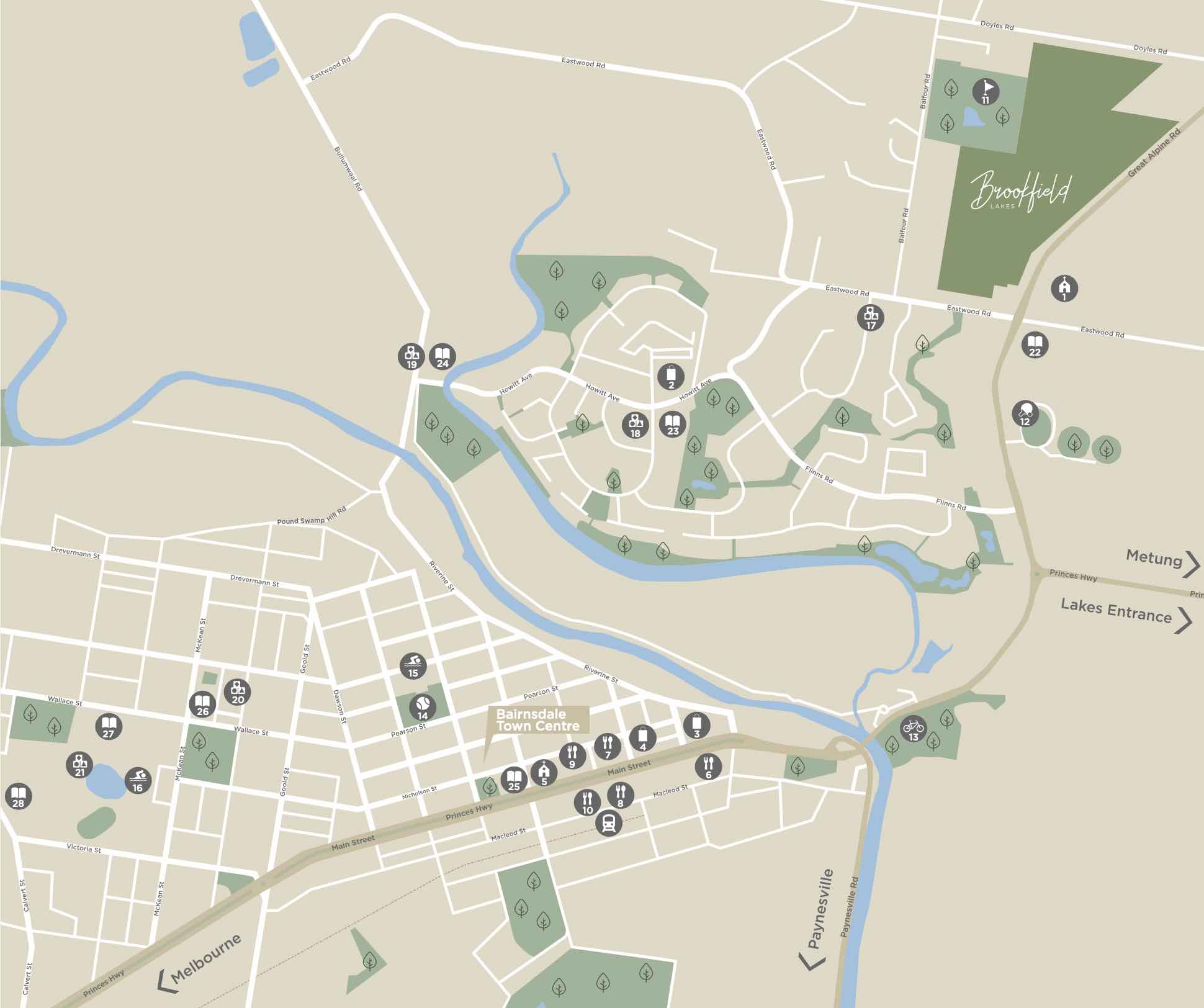 Brookfield Lakes Lucknow Location map