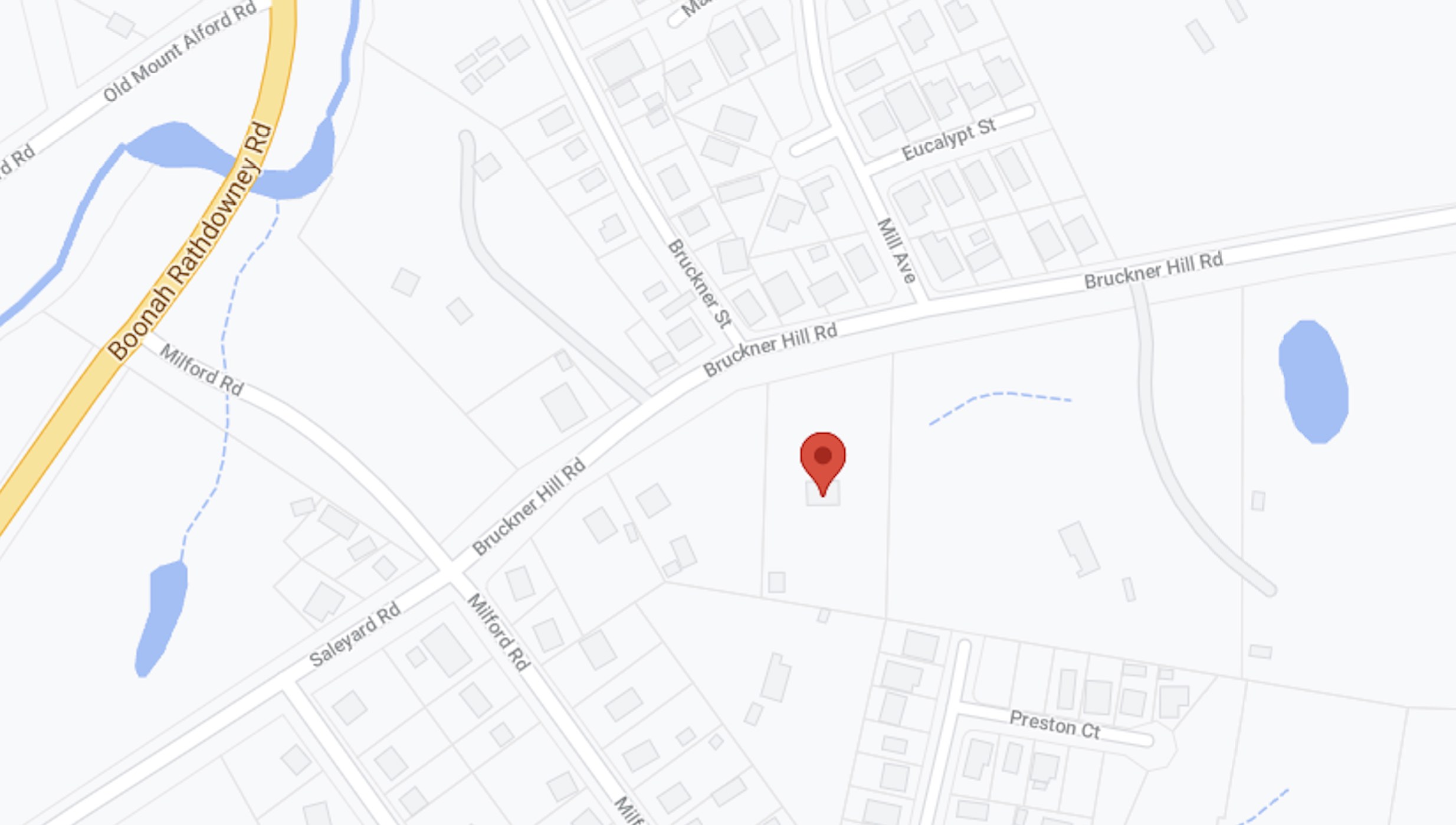 Bruckner Hill Boonah Estate - Dugandan Location map