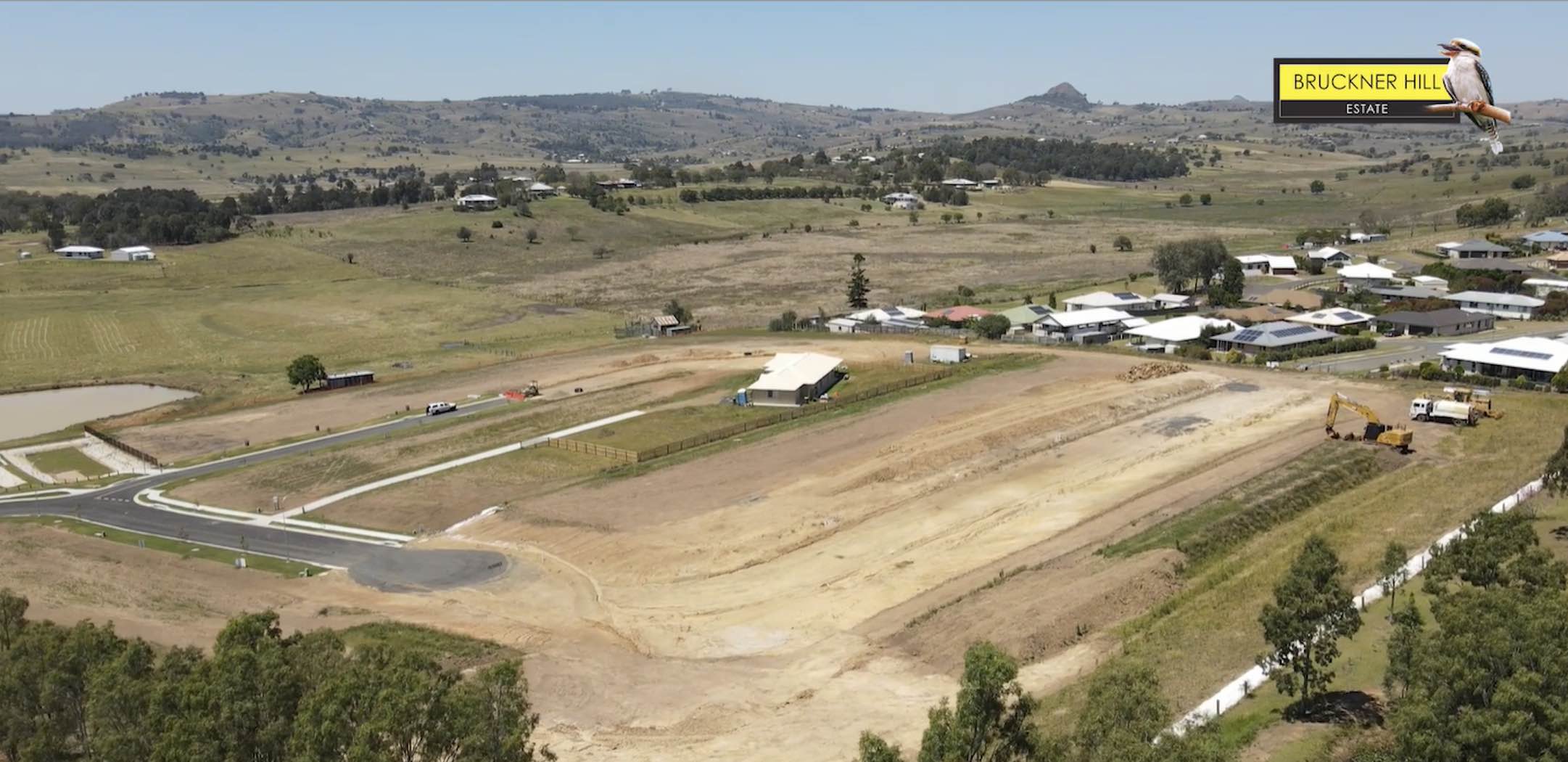 Bruckner Hill Boonah Estate - Dugandan aerial