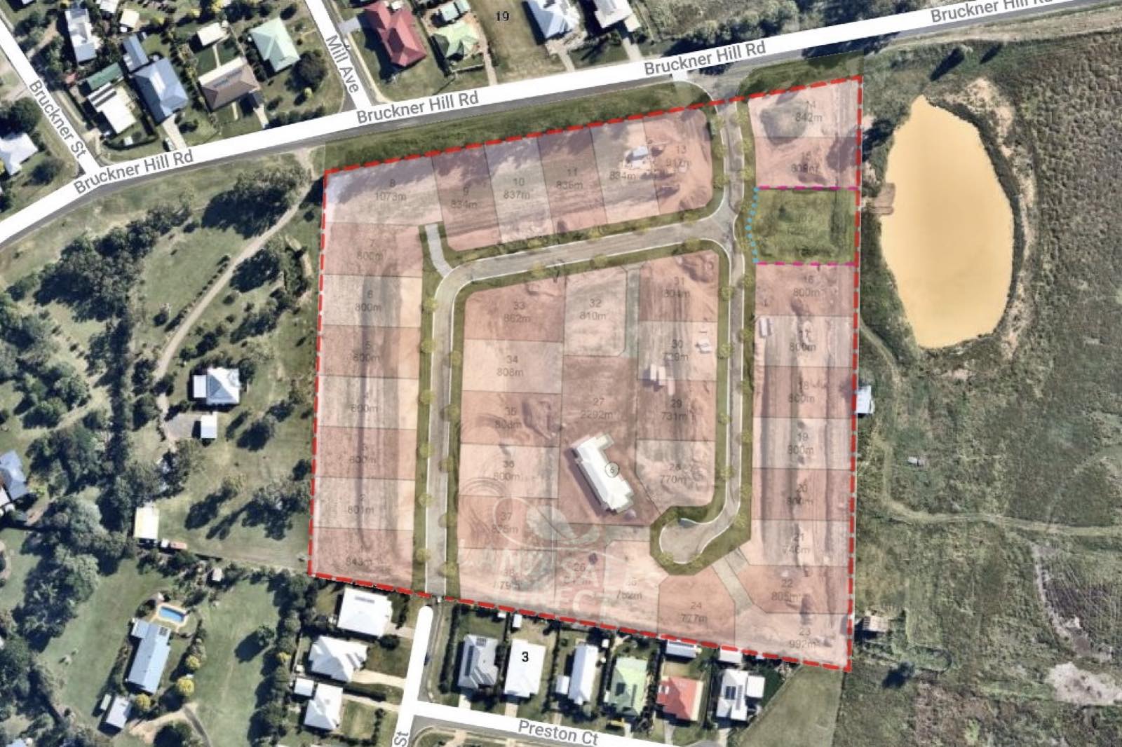 Bruckner Hill Estate - Dugandan Aerial