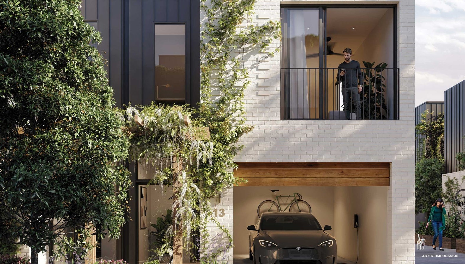 Brunswick Established Townhomes - Brunswick Render