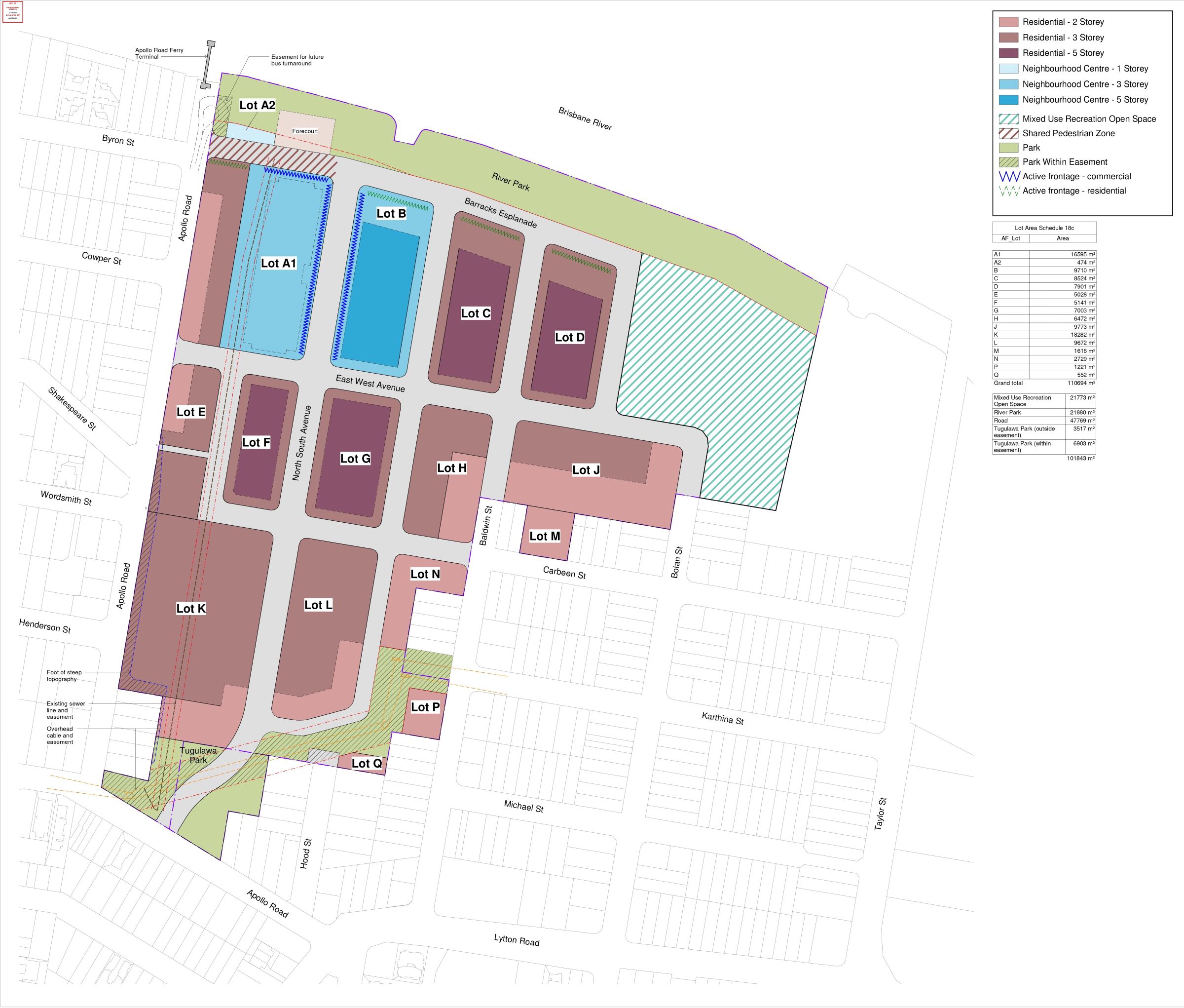 Bulimba Barracks Estate - Bulimba Masterplan