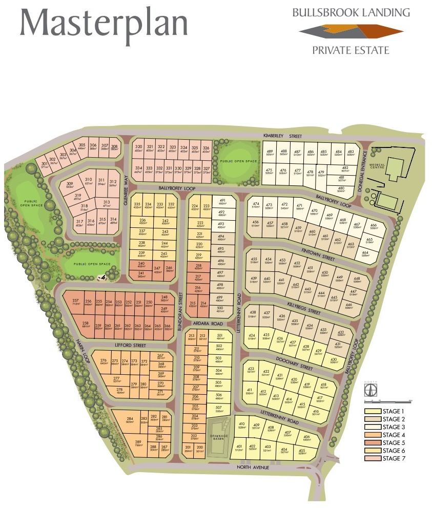 Bullsbrook Landing Private Estate - Bullsbrook Masterplan