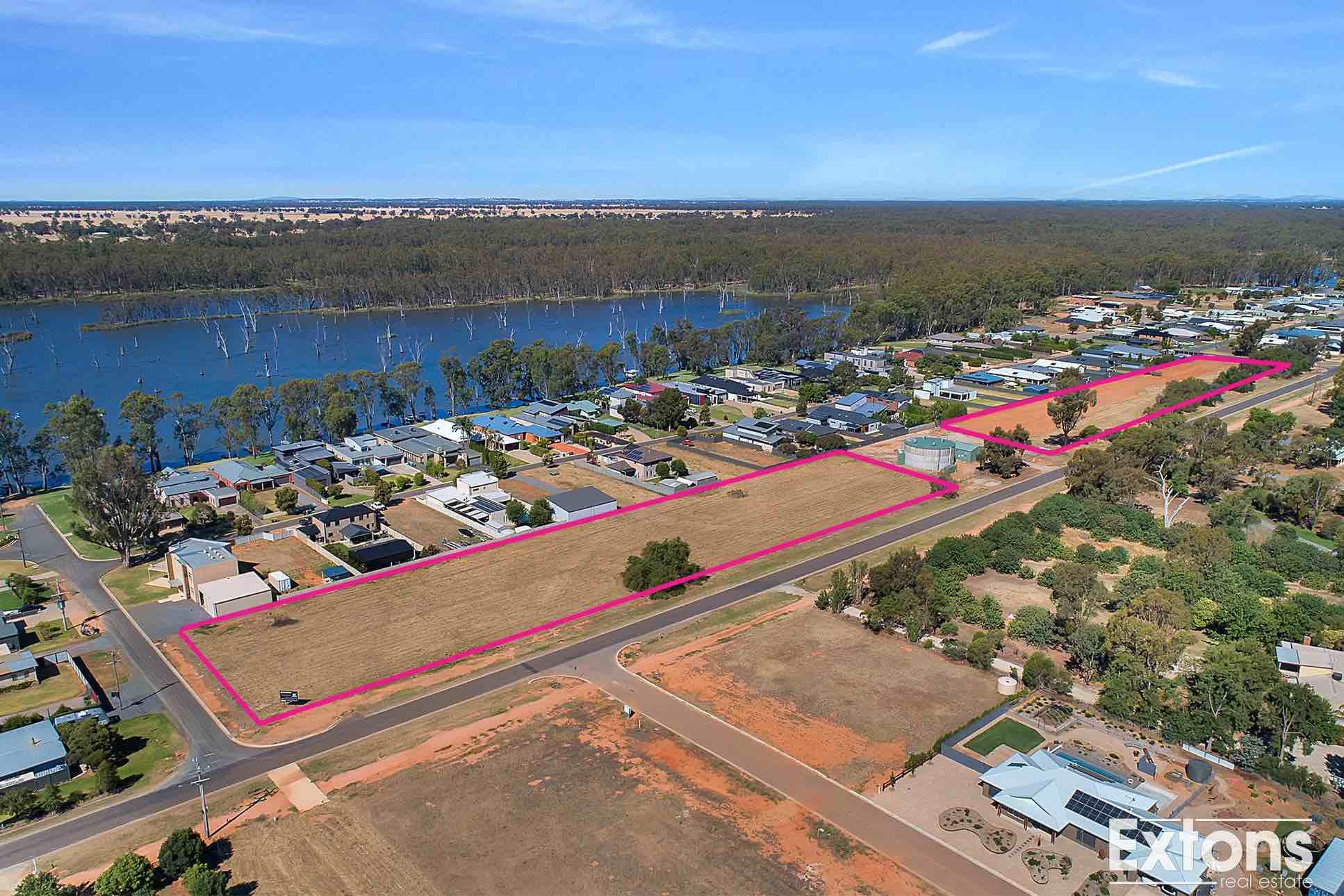 Bundalong Waters Estate Aerial