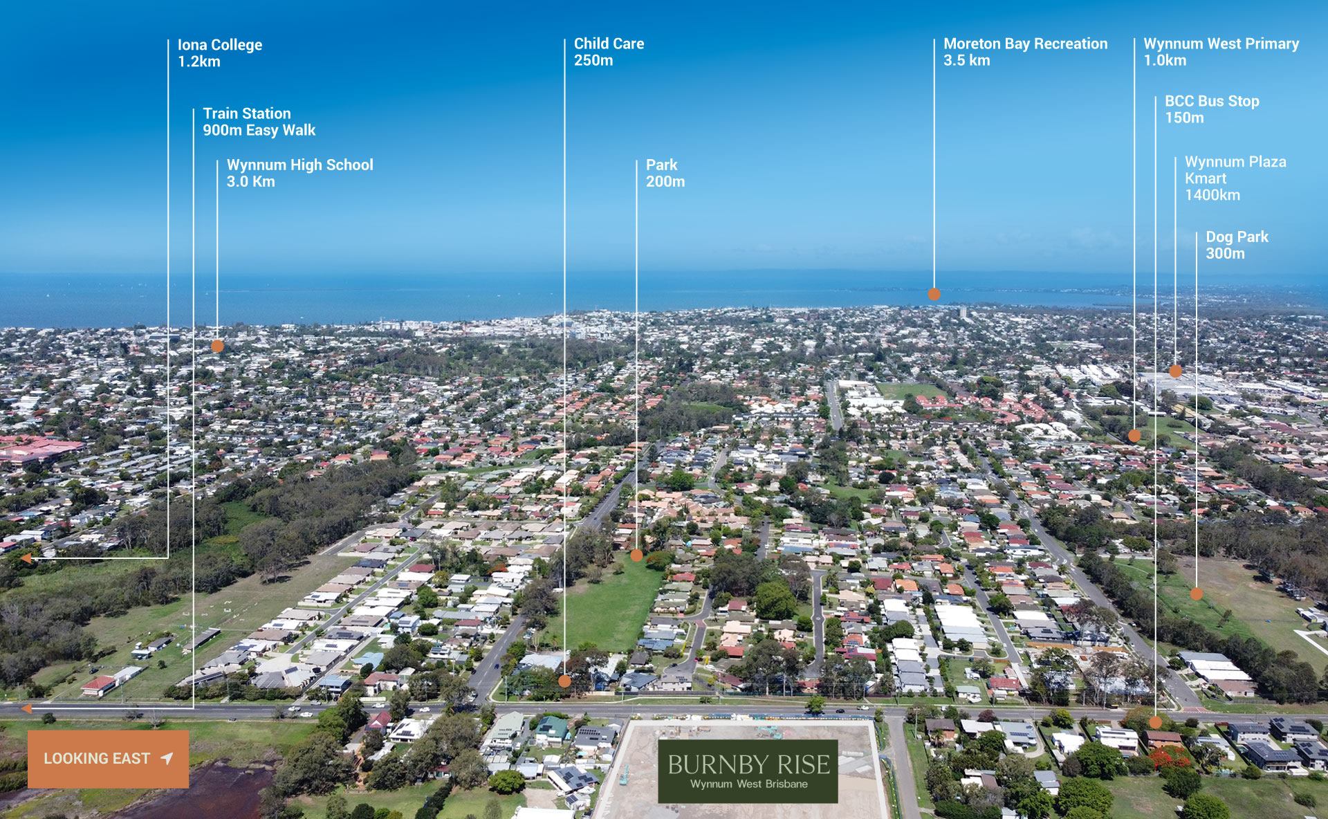 Burnby Rise Estate - Hemmant Aerial