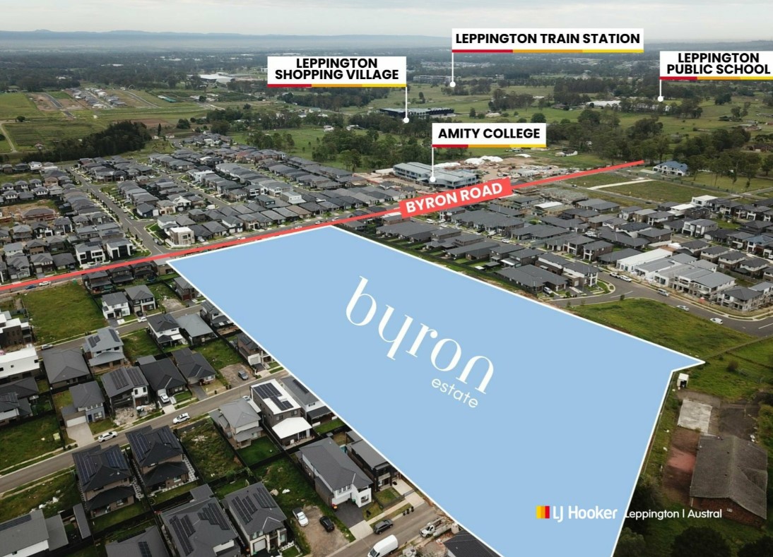Byron Estate - Leppington Aerial
