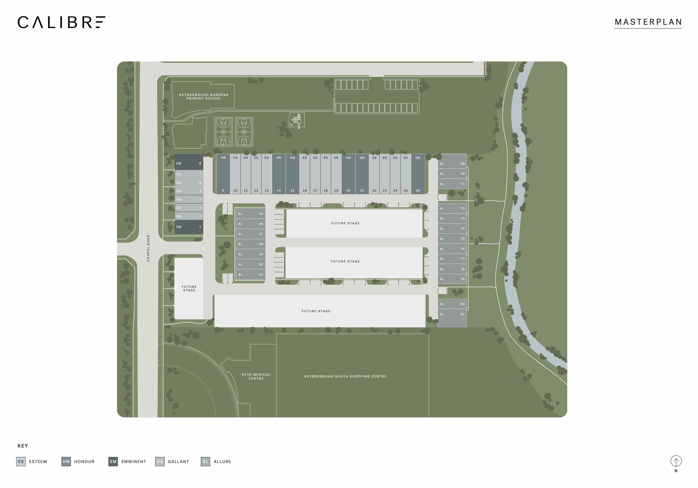 Calibre Estate - Keysborough Masterplan