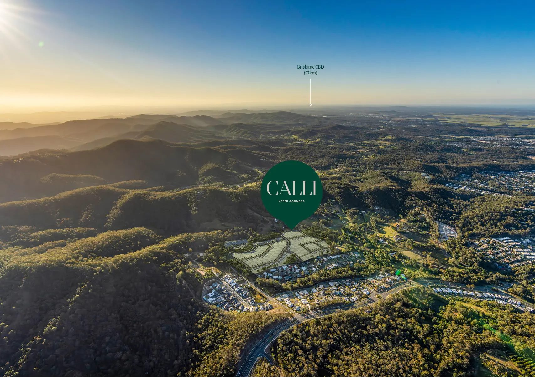 Calli Estate - Upper Coomera Aerial