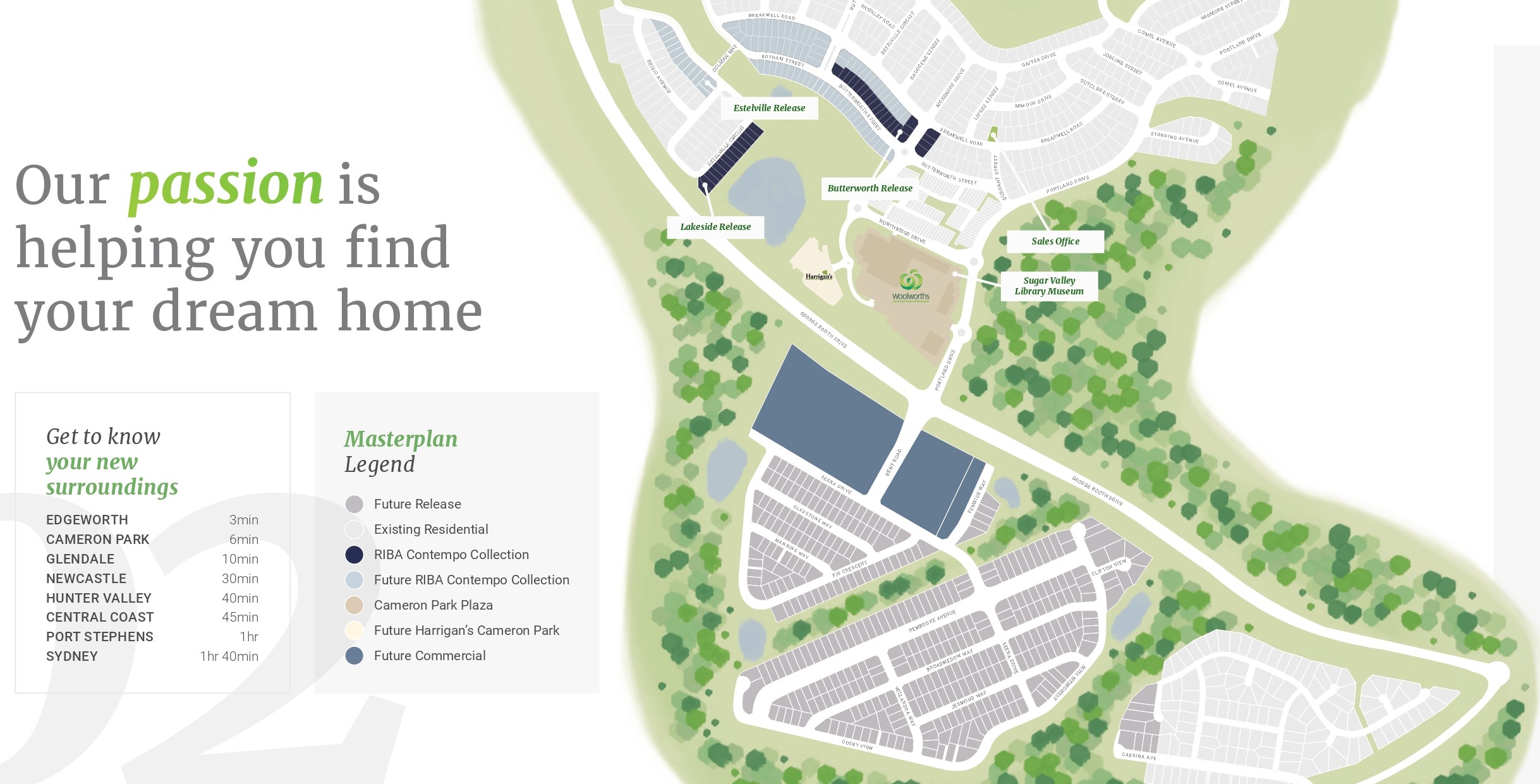 Cameron Grove Estate - Cameron Park Masterplan