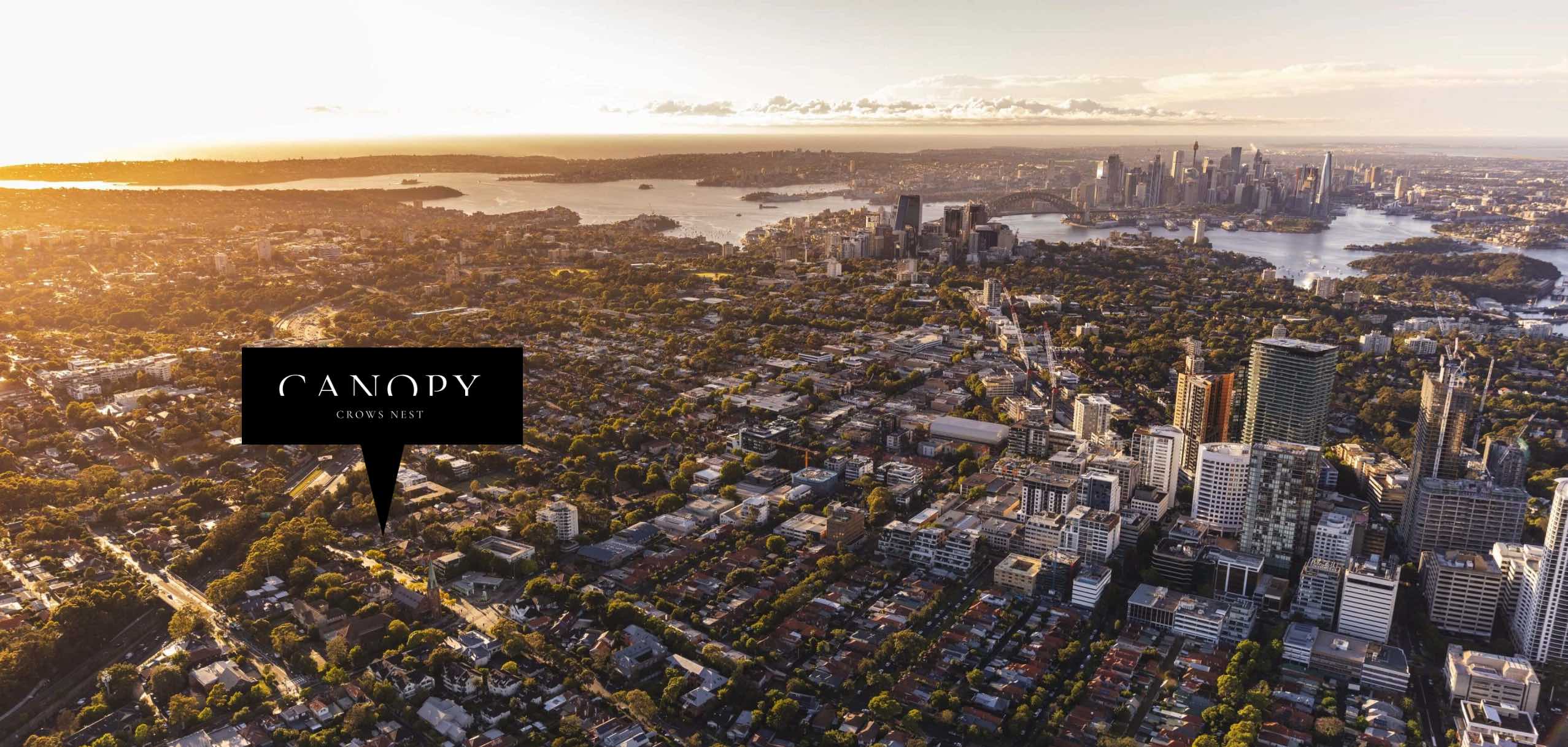 Canopy Estate - Crows Nest Aerial