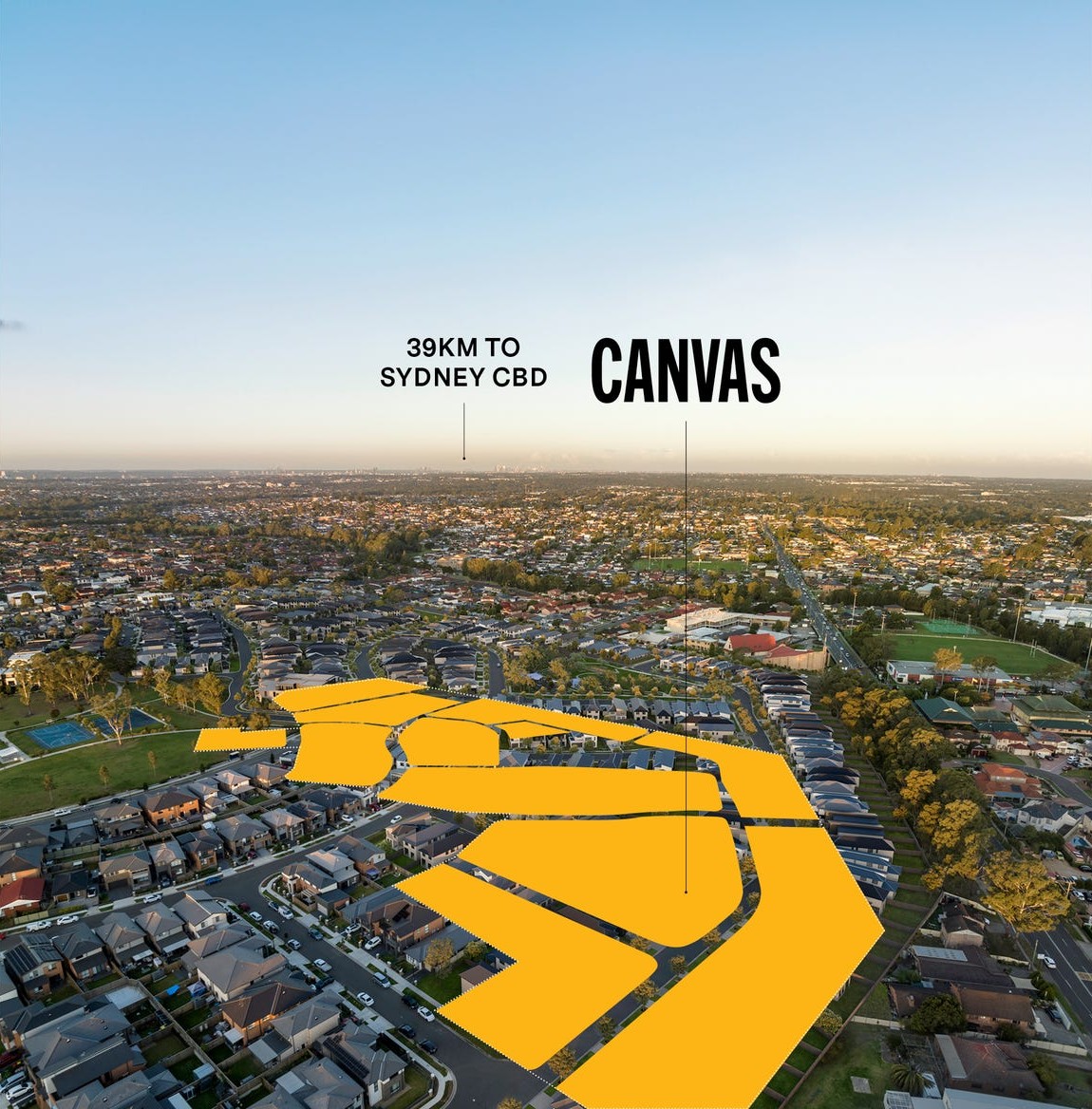 Canvas Estate - Bonnyrigg Aerial