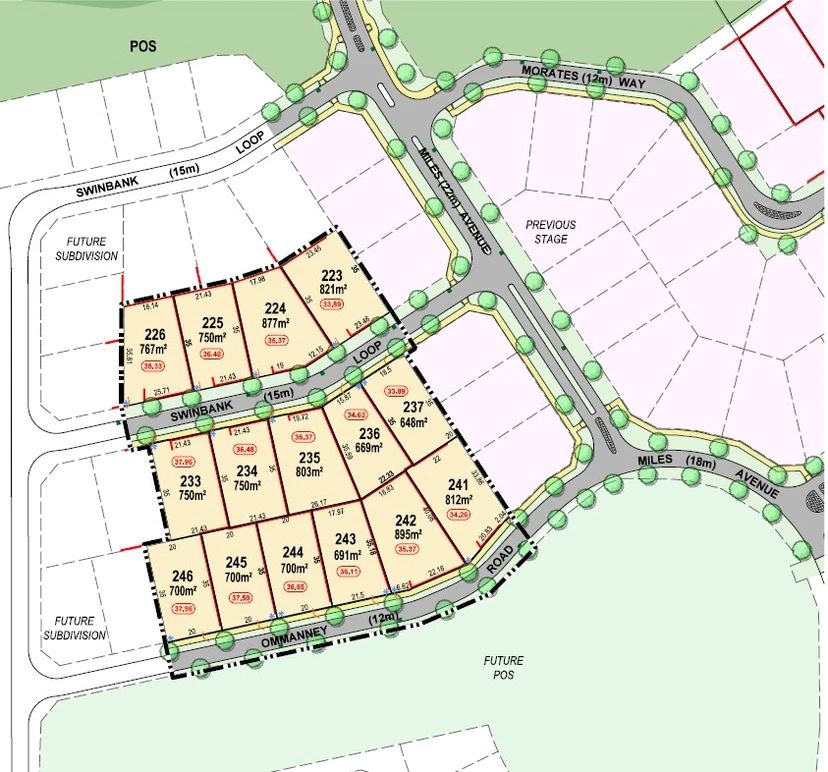 Cape Rise Estate - Dunsborough Release Map