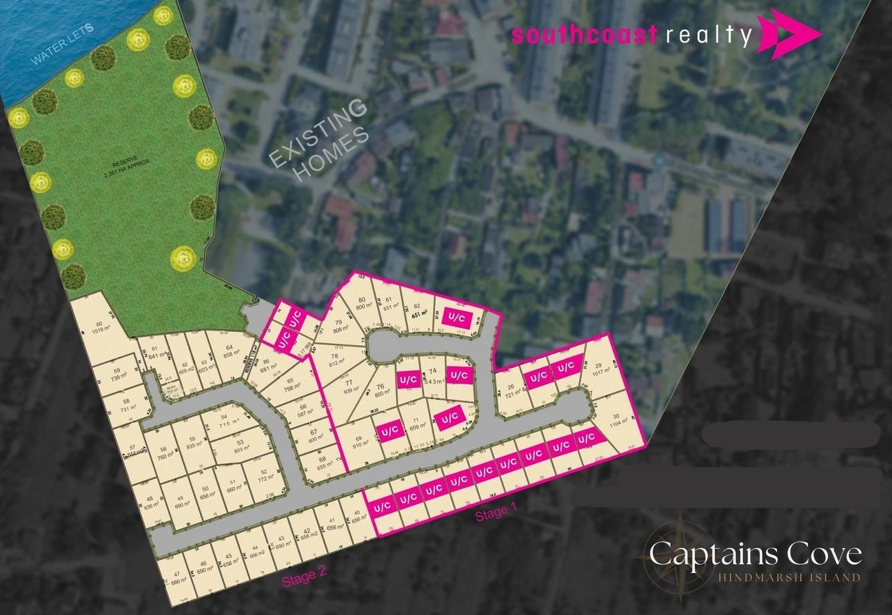 Captains Cove Estate - Hindmarsh Island Masterplan