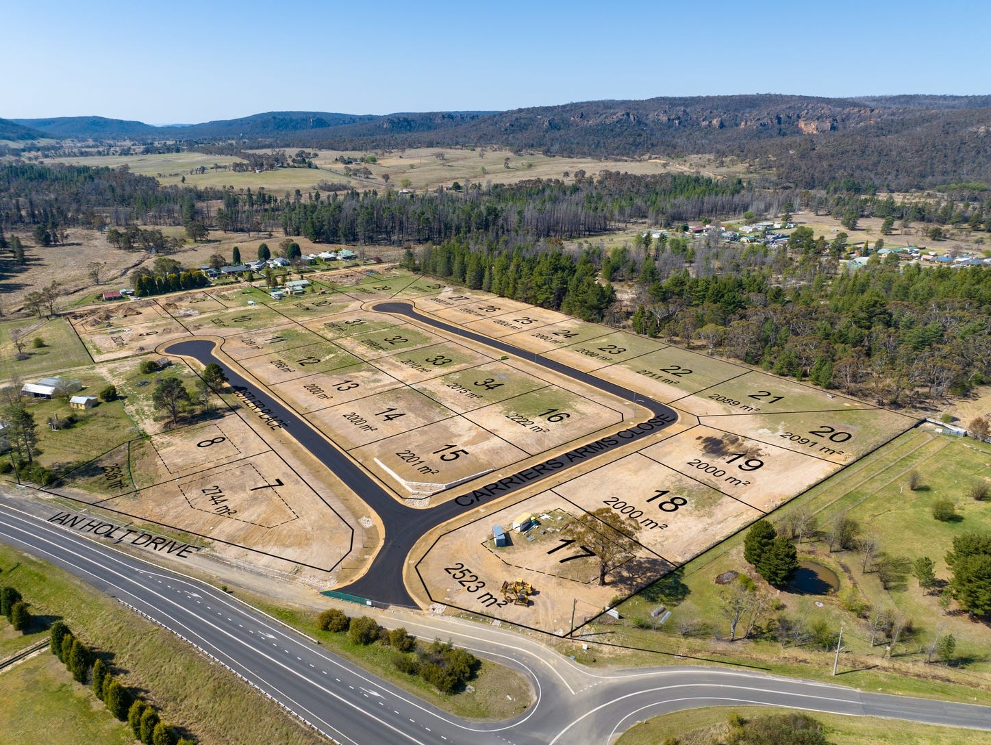 Carriers Arms Estate - Lidsdale Aerial