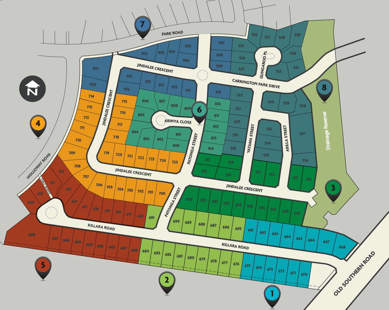 Carrington Heights Estate - Nowra Masterplan