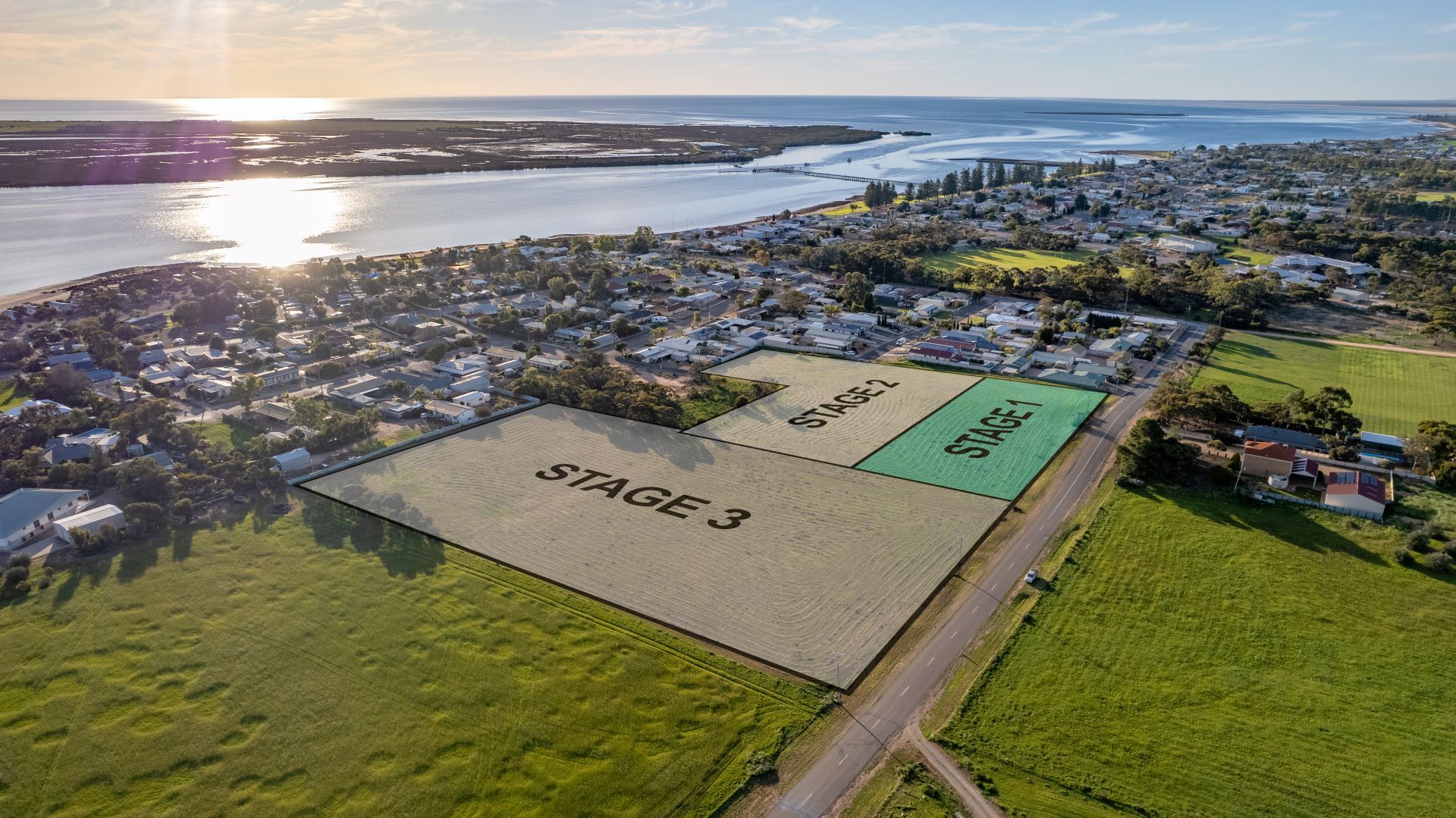 Casey Road & Barnes Road - Port Broughton Aerial