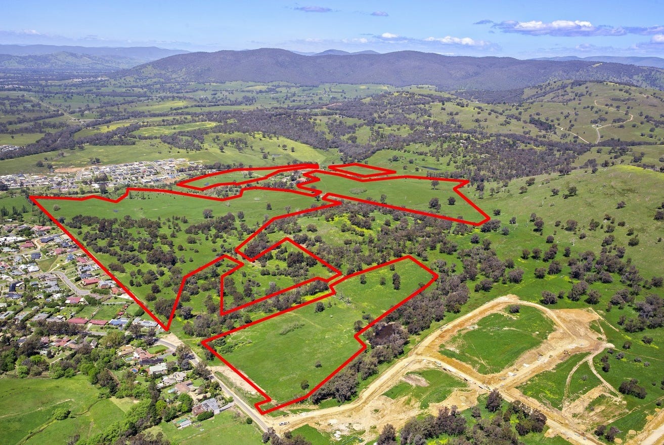 Castle Creek Road - Wodonga Aerial