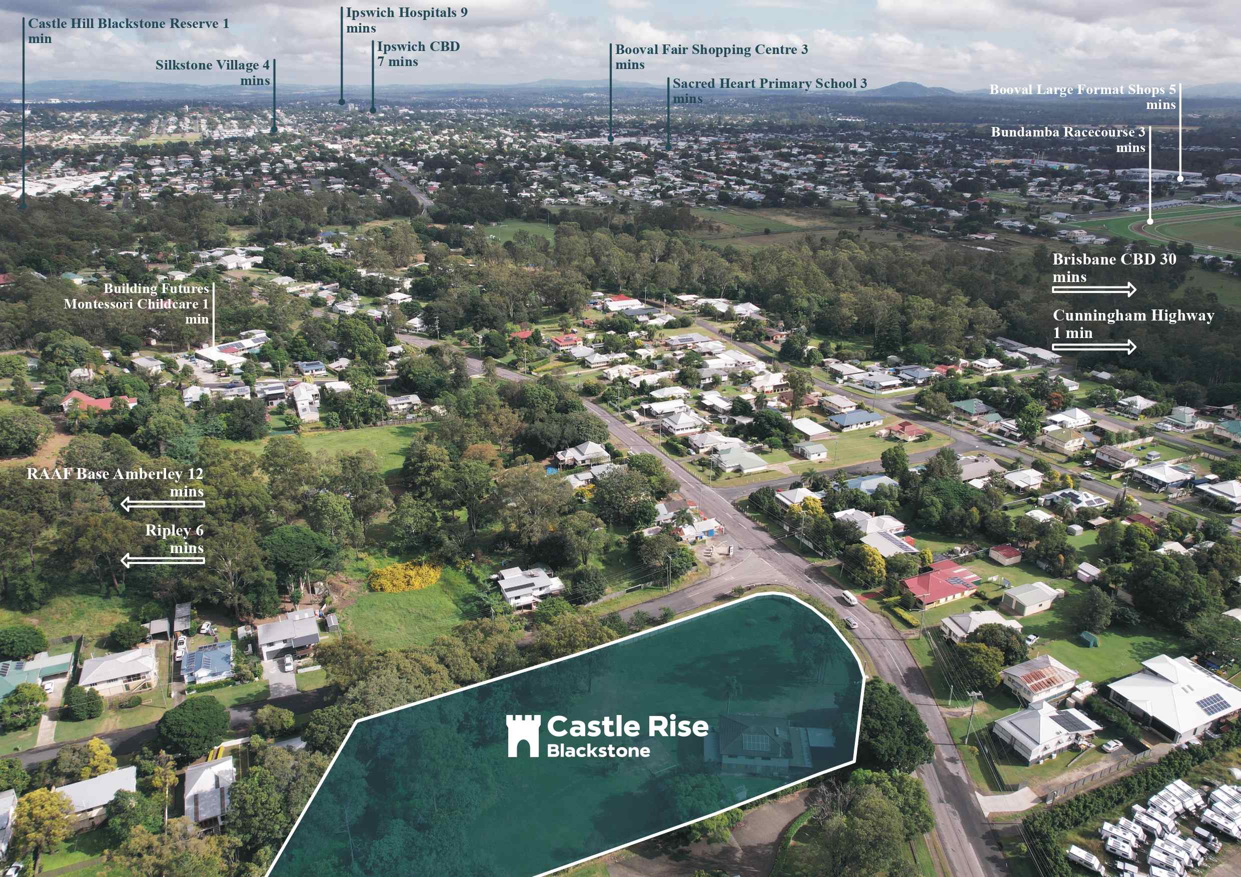 Castle Rise Estate - Blackstone Aerial