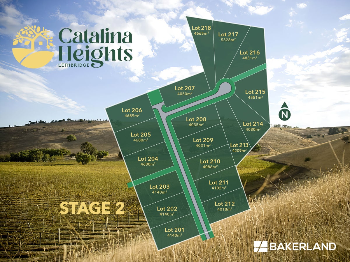Catalina Heights Estate - Lethbridg Release Map