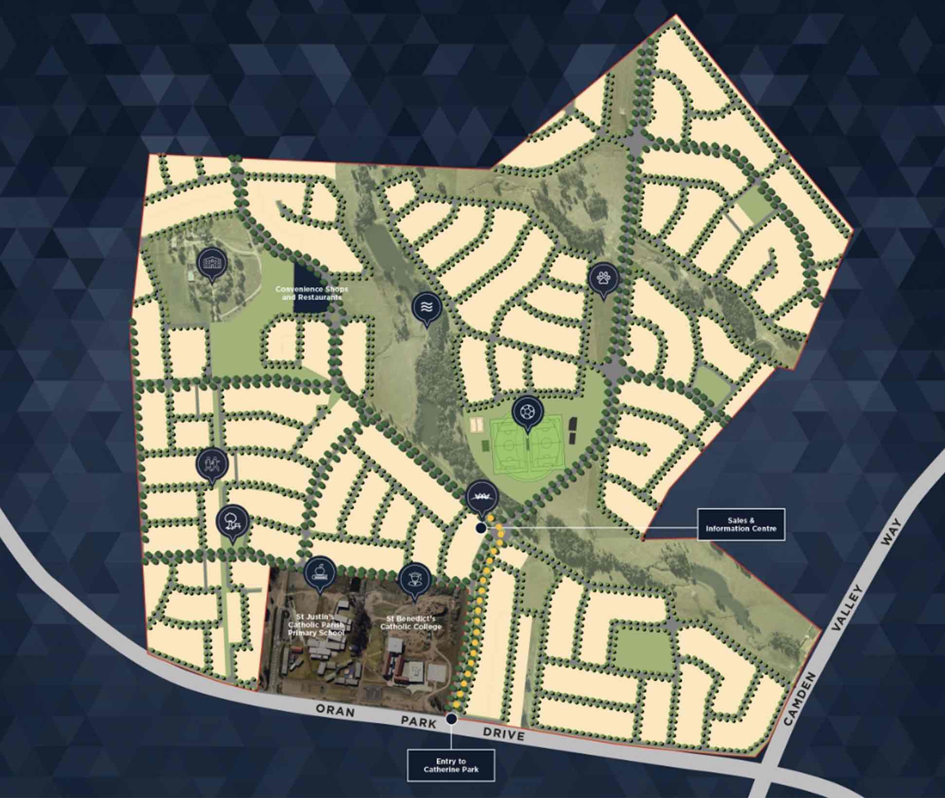 Catherine Park Estate - Oran Park Masterplan