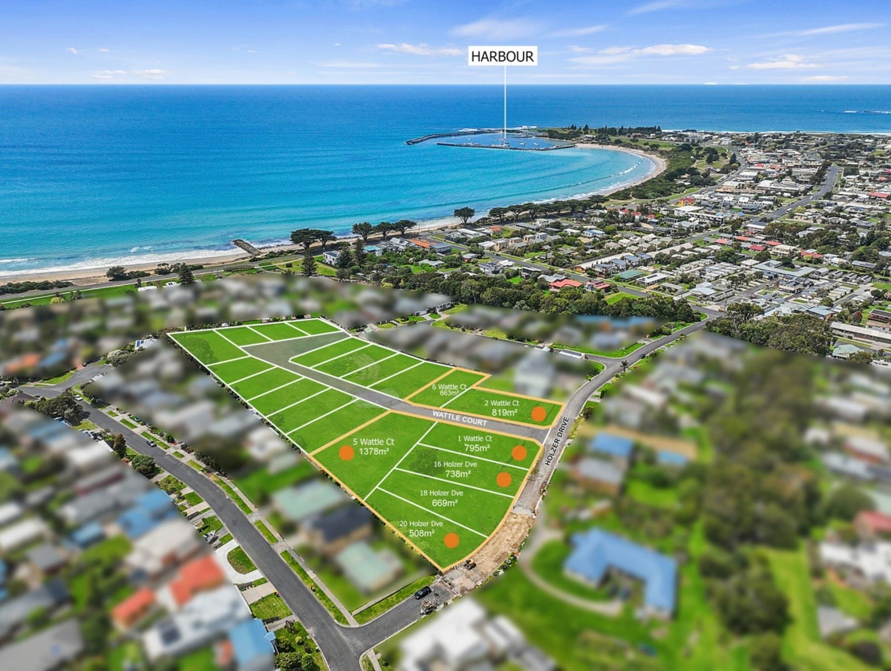 Cawood Estate - Apollo Bay Aerial
