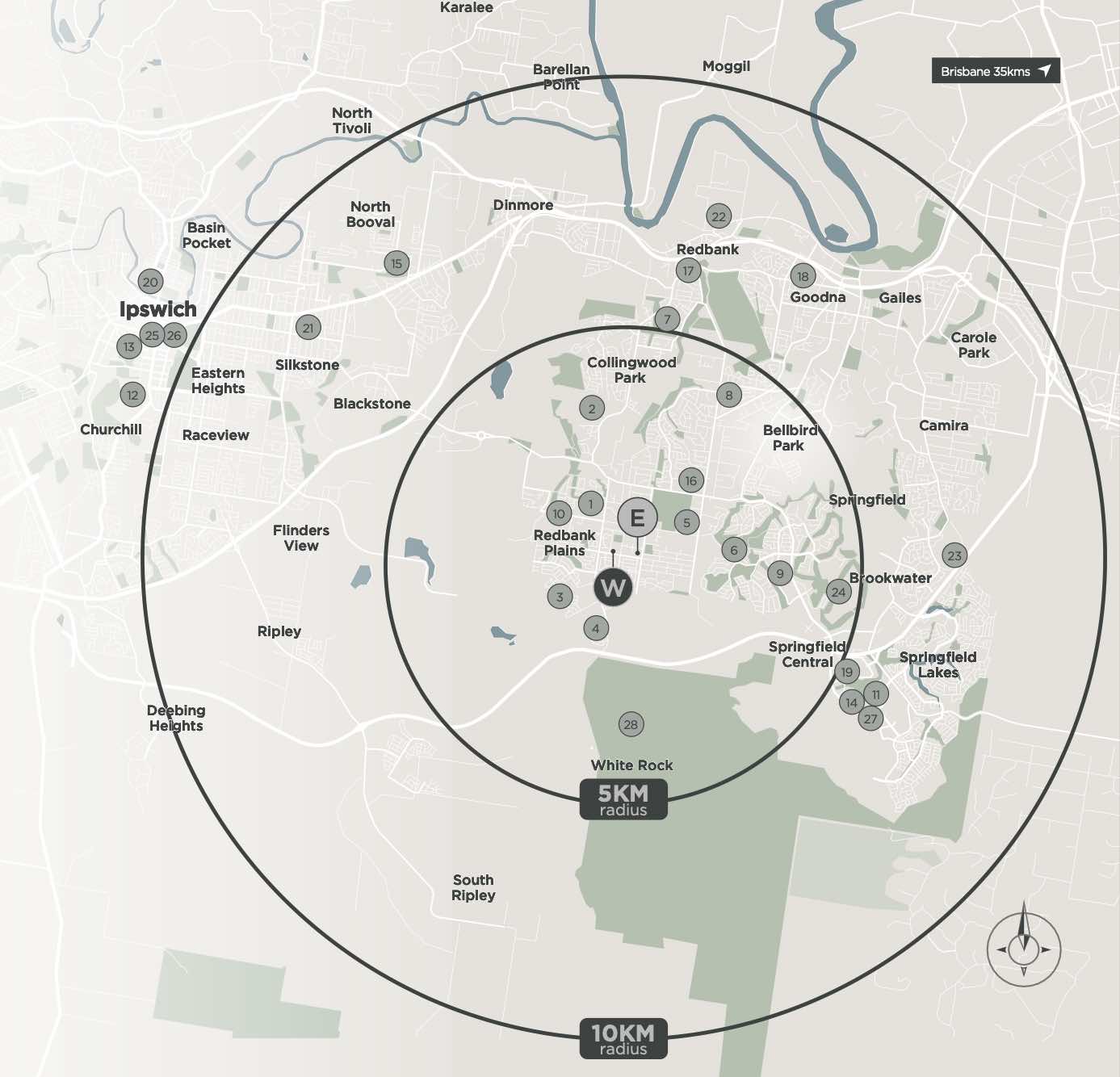 Cedar Reserve Estate - Redbank Plains Location map