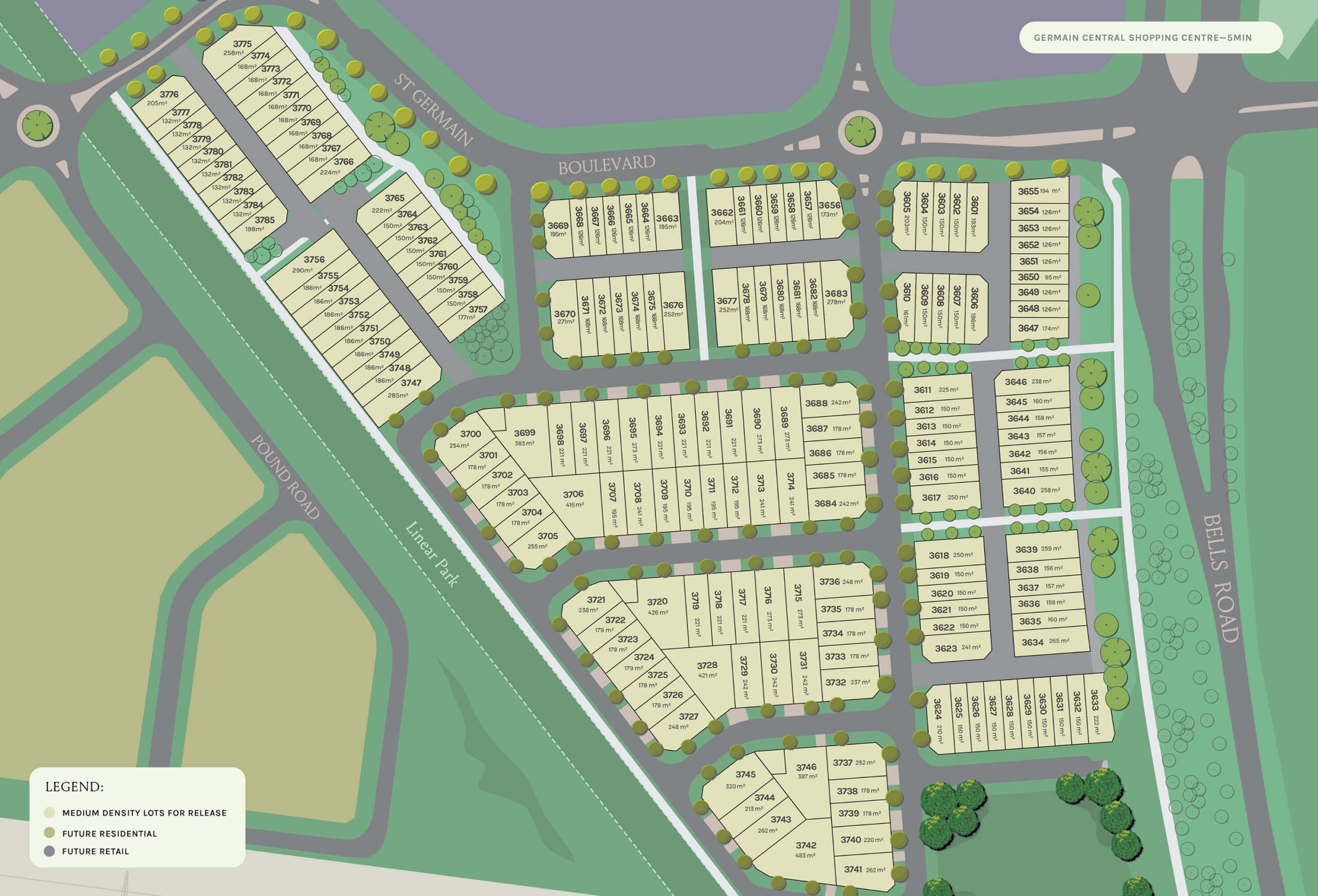 Ceduna Estate - Clyde North Masterplan