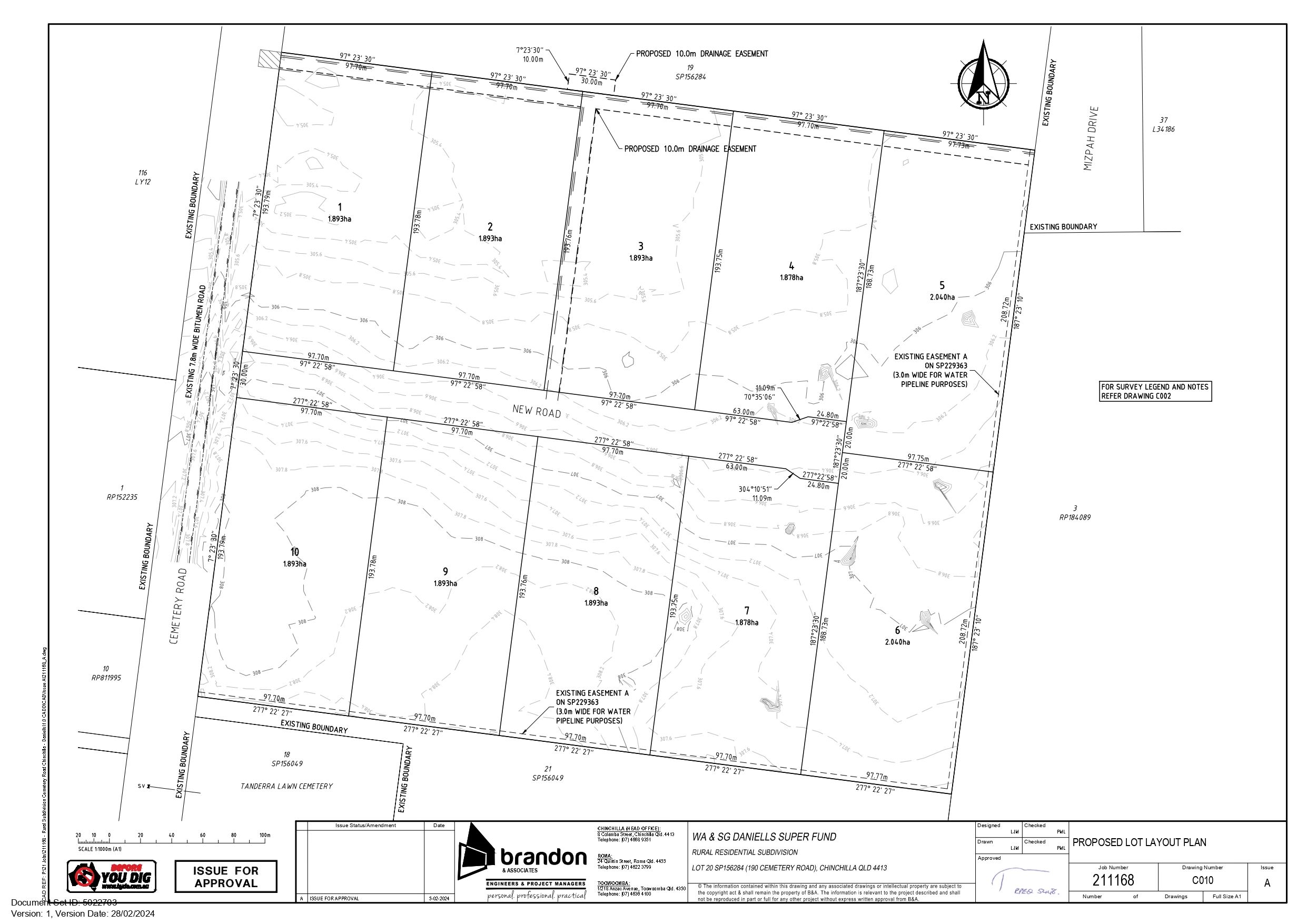Cemetery Road - Chinchilla Masterplan