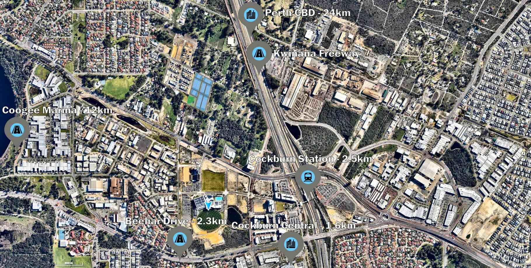 Central Park Estate - Cockburn Central Location Map