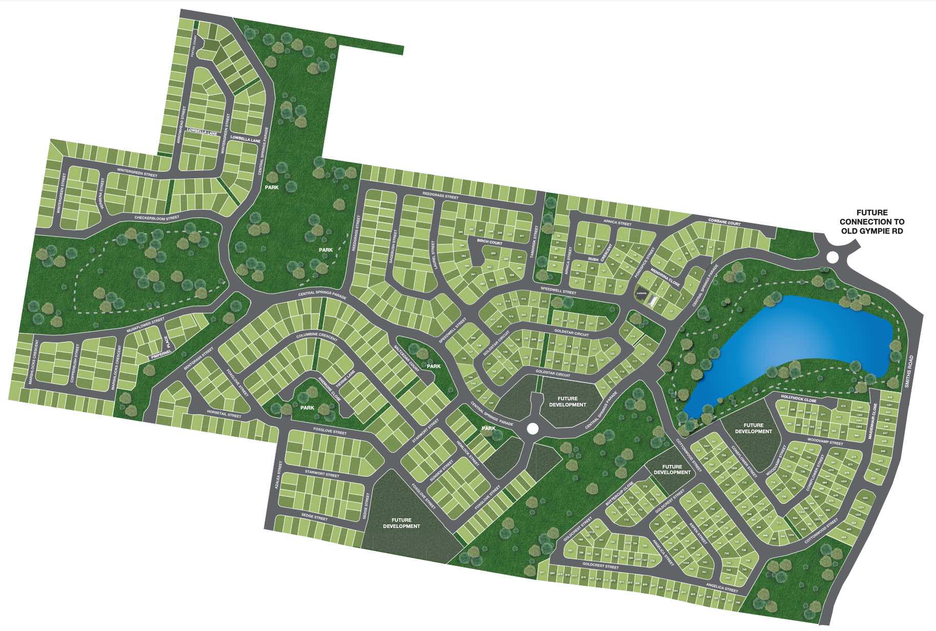 Central Springs Estate - Cabooltu Masterplan